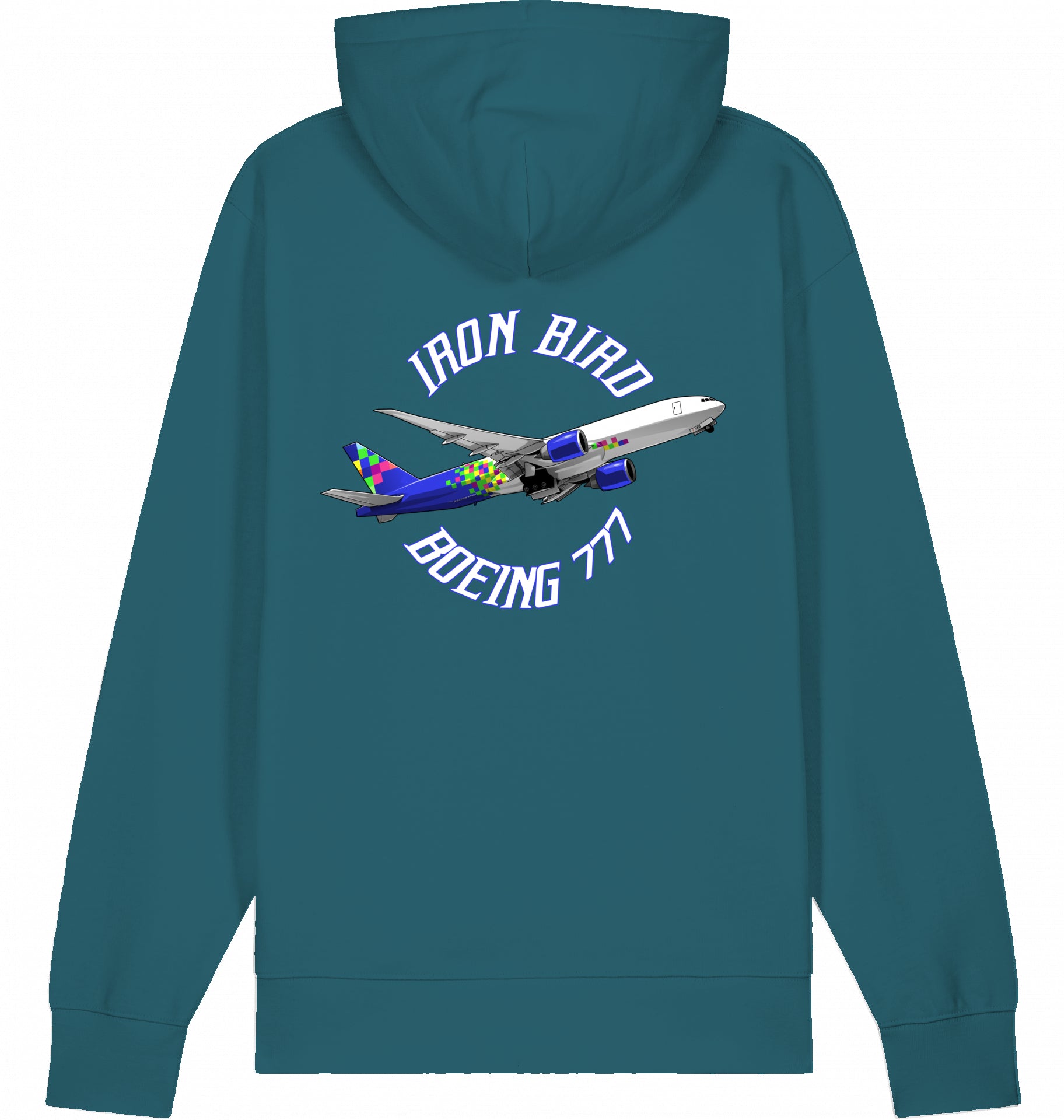Flugzeug Hoodie Boeing 777 Iron Bird