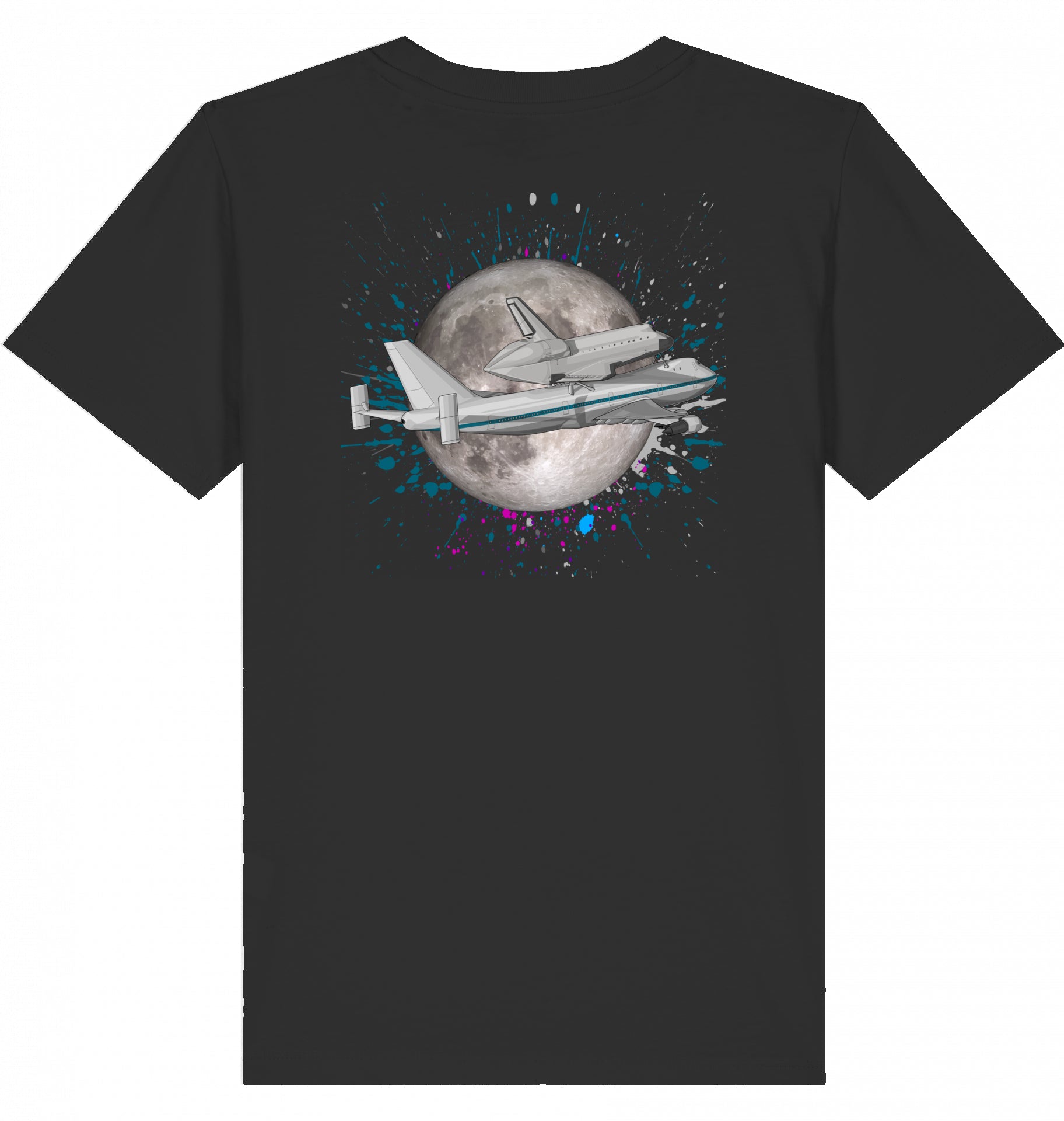 Kids Aviation T-Shirt Boeing 747 NASA Space Shuttle Transporter 2.0