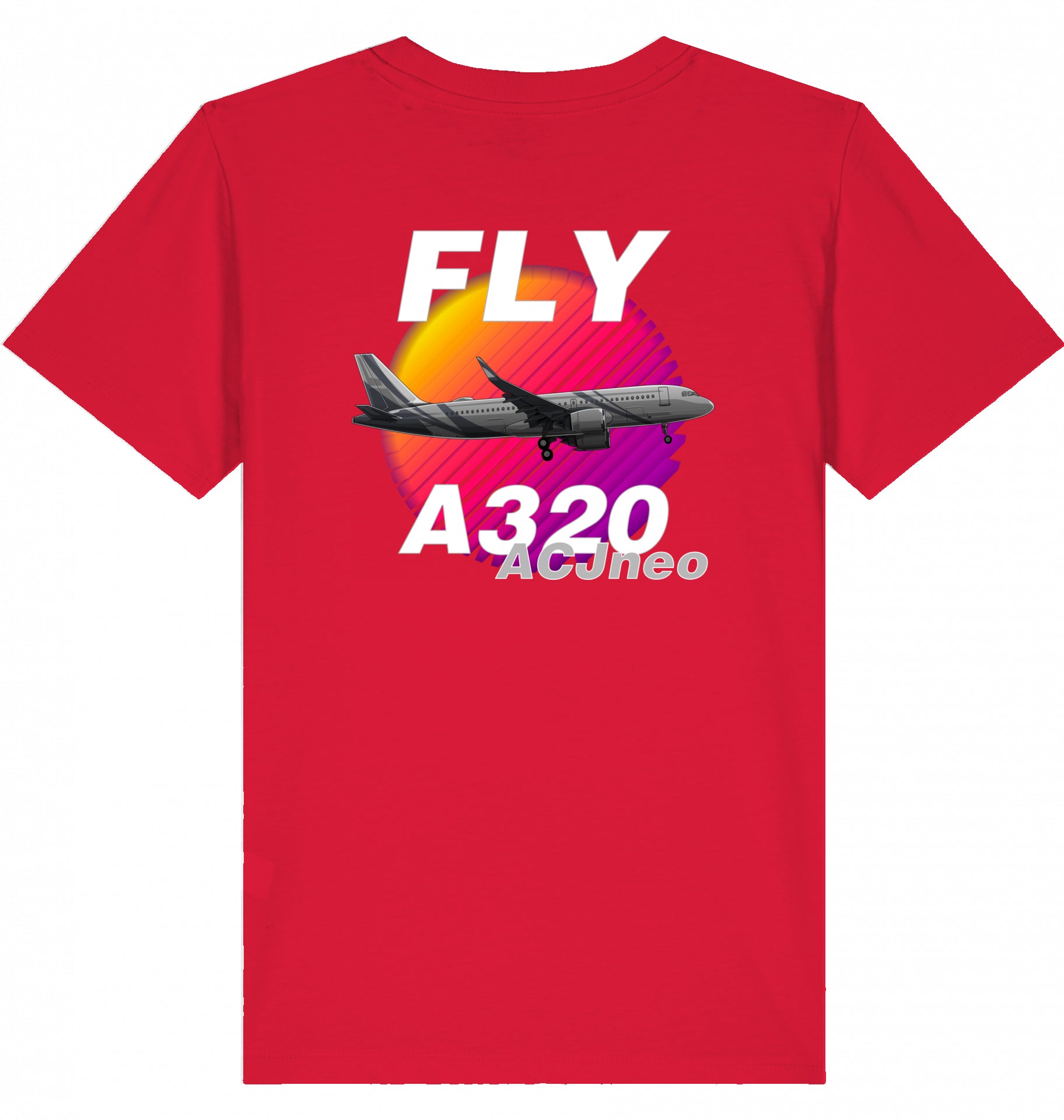 Kids Aviation T-Shirt "Fly Airbus A320 ACJneo"  2.0