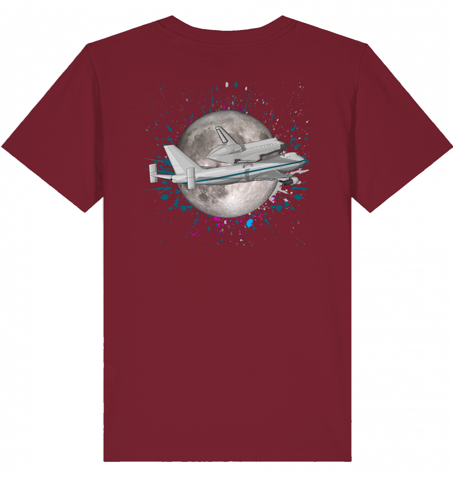 Kids Aviation T-Shirt Boeing 747 NASA Space Shuttle Transporter 2.0