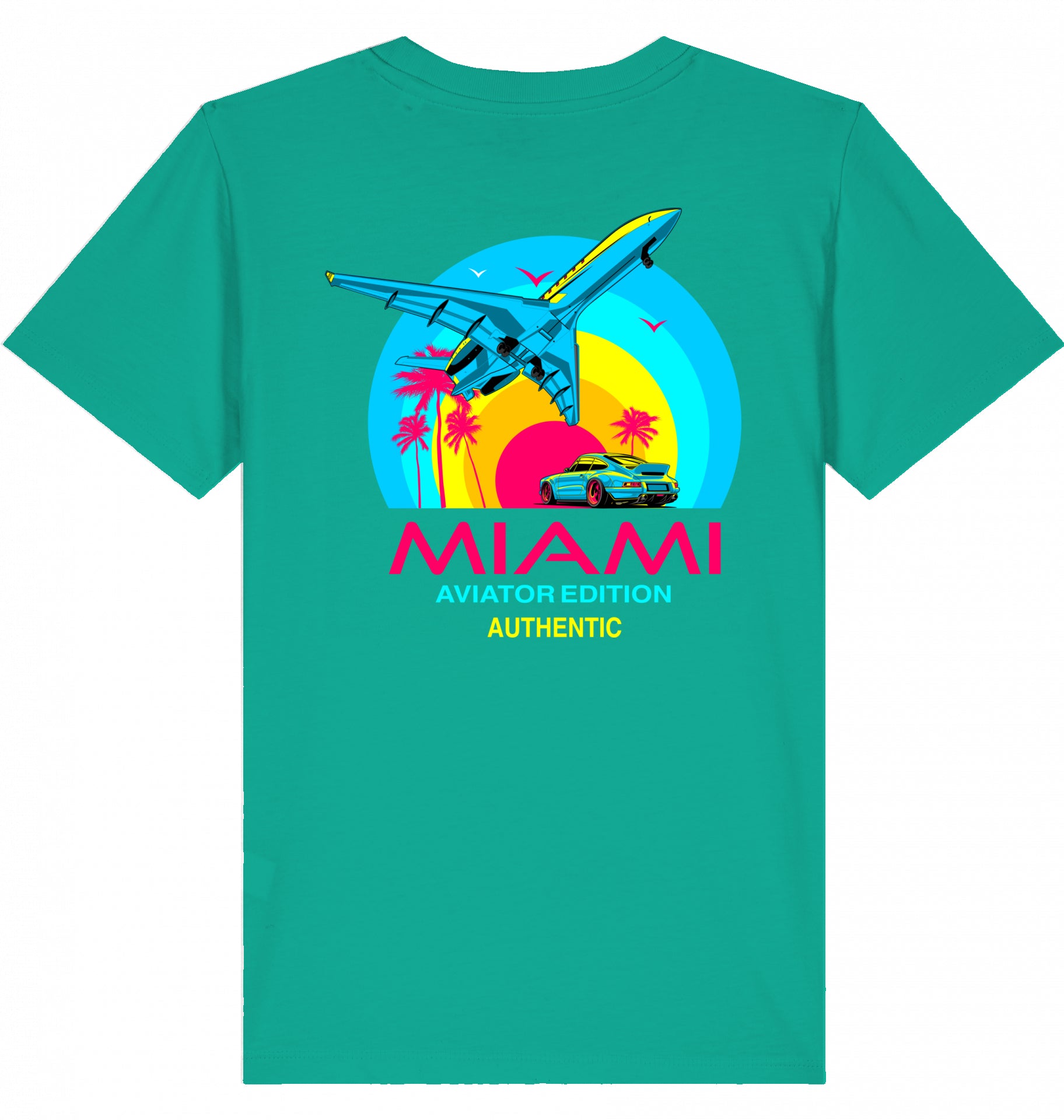 Kids Aviation T-Shirt "Aviator Miami Summer" 2.0