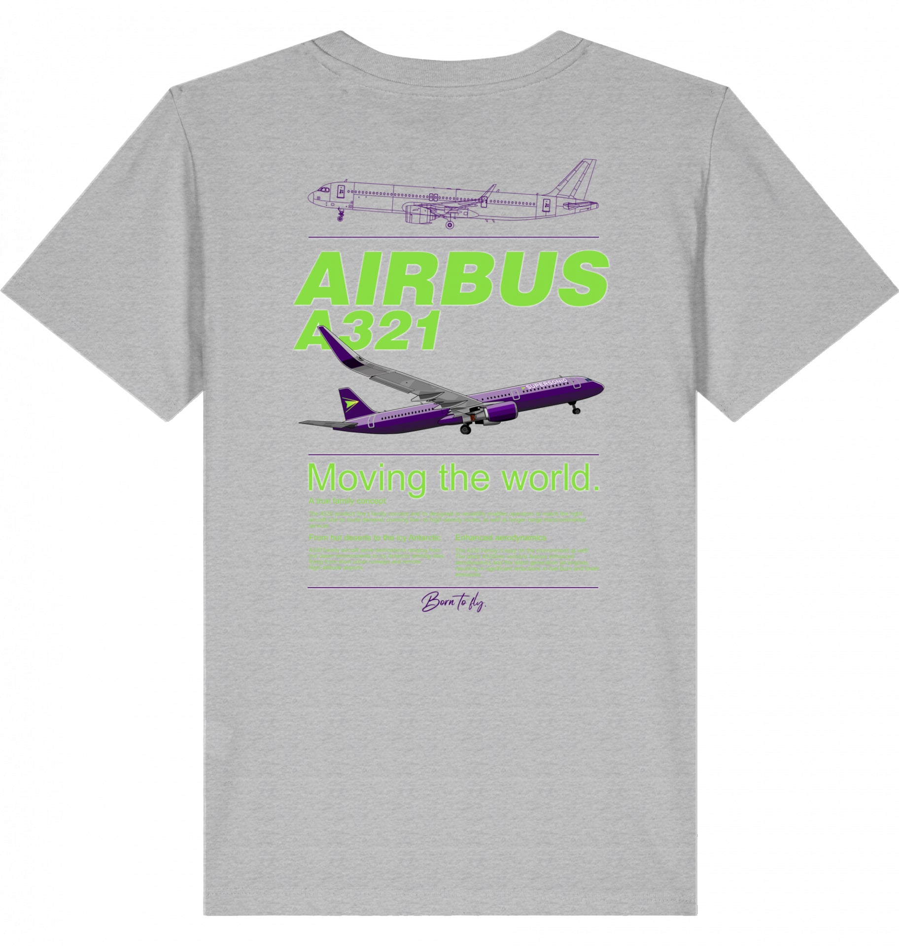 Kids Aviation T-Shirt "Airbus A321 Neo Flugzeug" 2.0