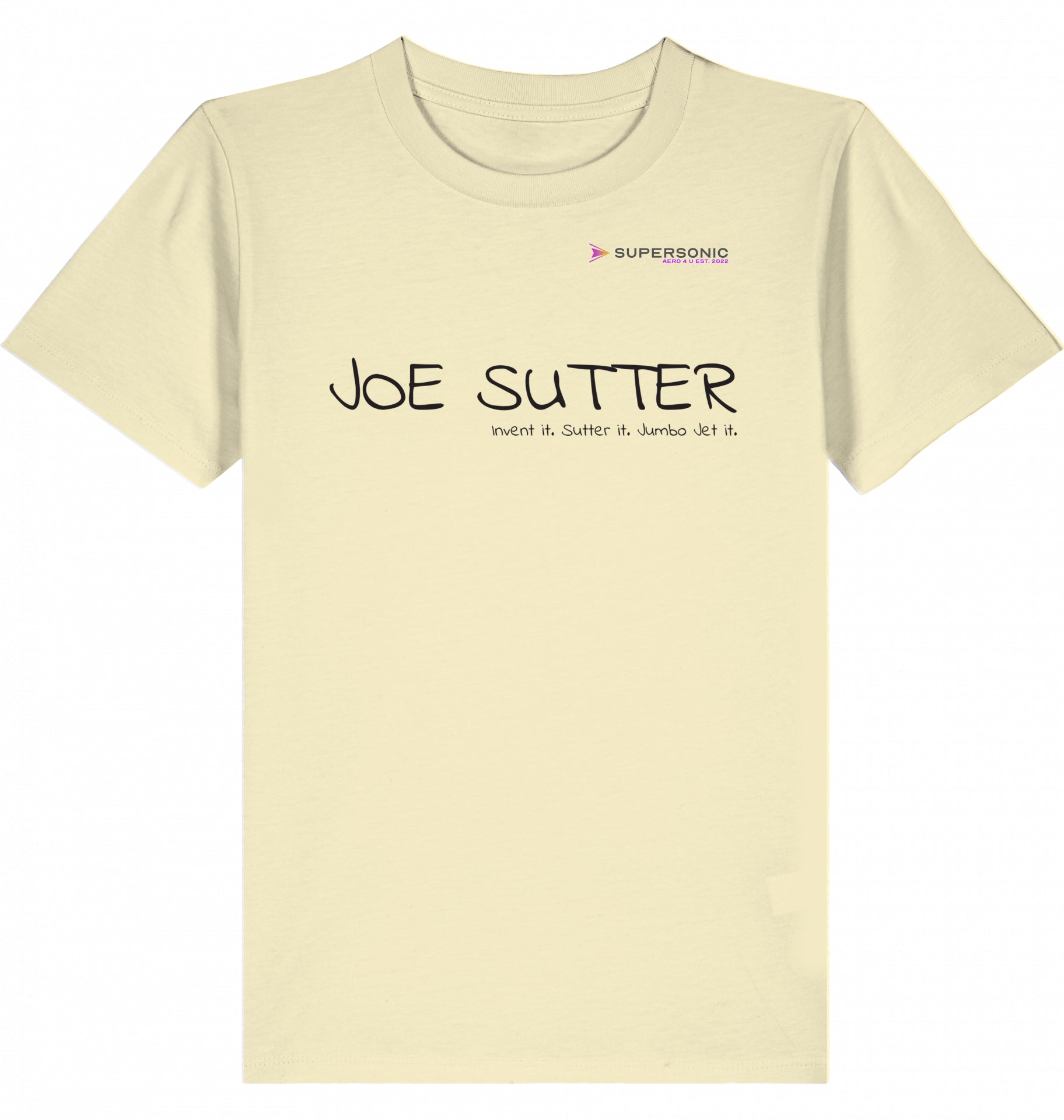 Kids Aviation T-Shirt Boeing 747 Jumbo Jet, Joe Sutter 2.0