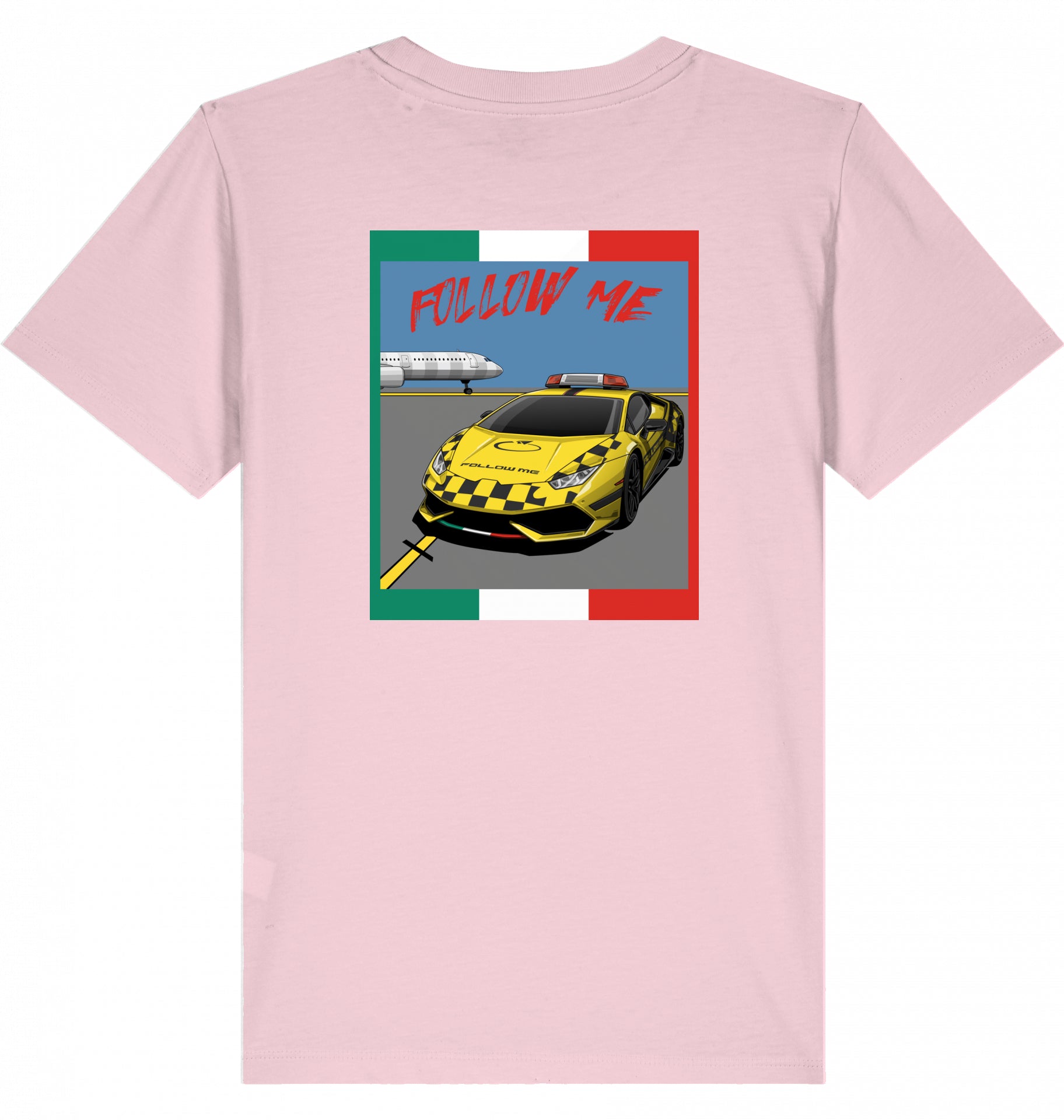 Kids Aviation T-Shirt "Follow Me Supercar" Flughafen 2.0