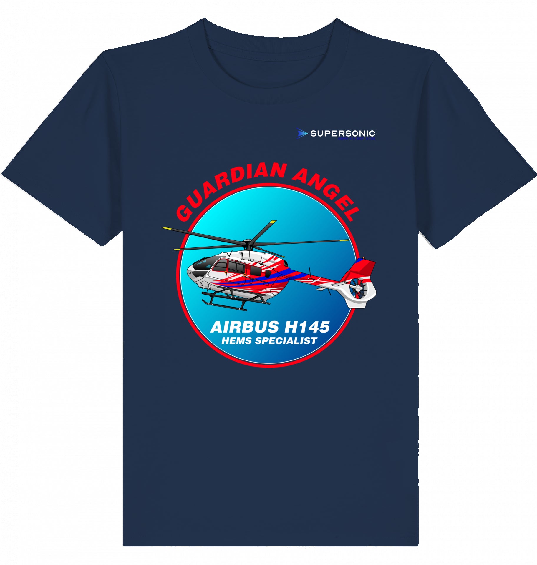 Doppelmoppel Jersey Stoff Hubschrauber – Swafing Helikopter Dunkelblau, 95% Baumwolle, 160 Cm Breit, 200 G/qm, Meterware Für Kinderbekleidung