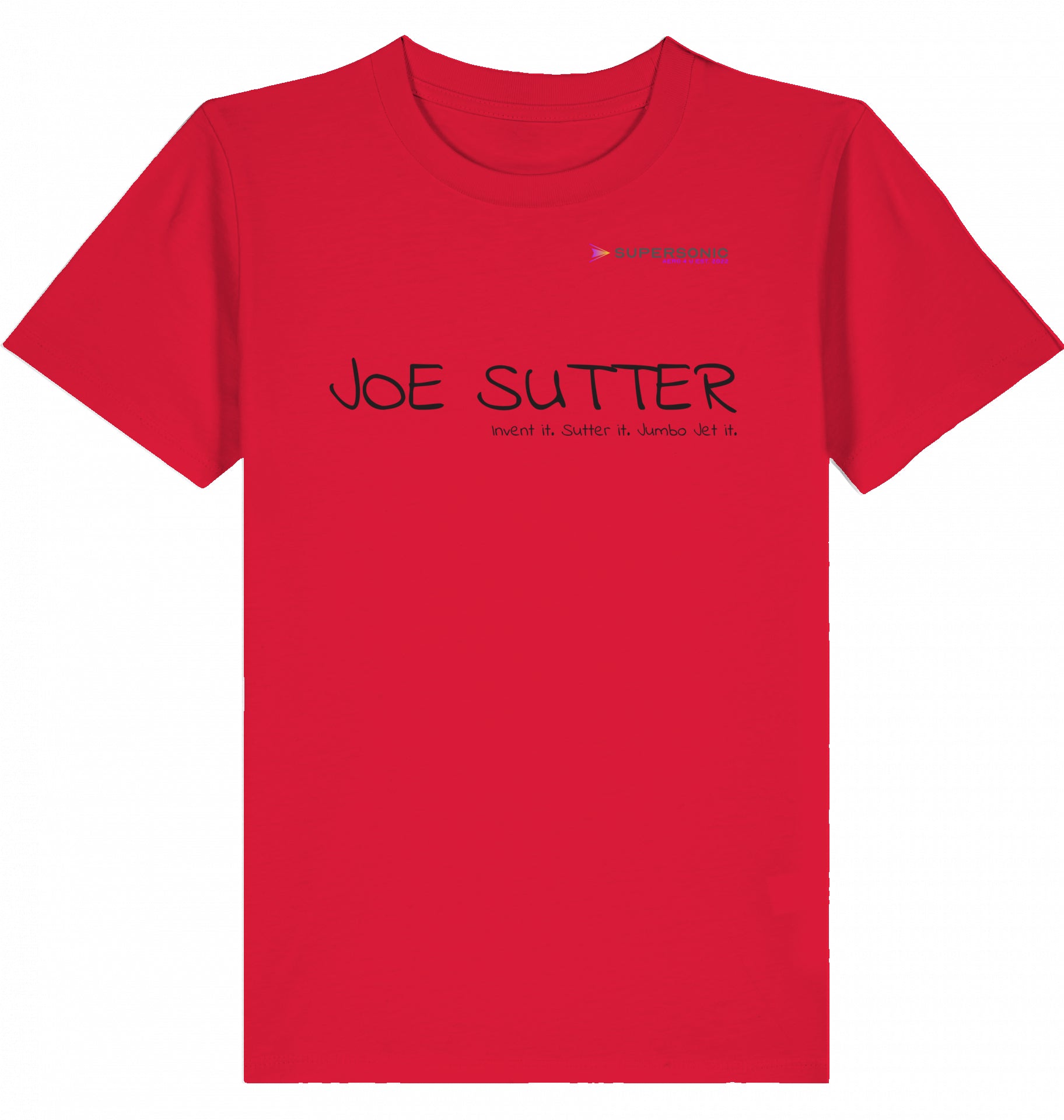 Kids Aviation T-Shirt Boeing 747 Jumbo Jet, Joe Sutter 2.0