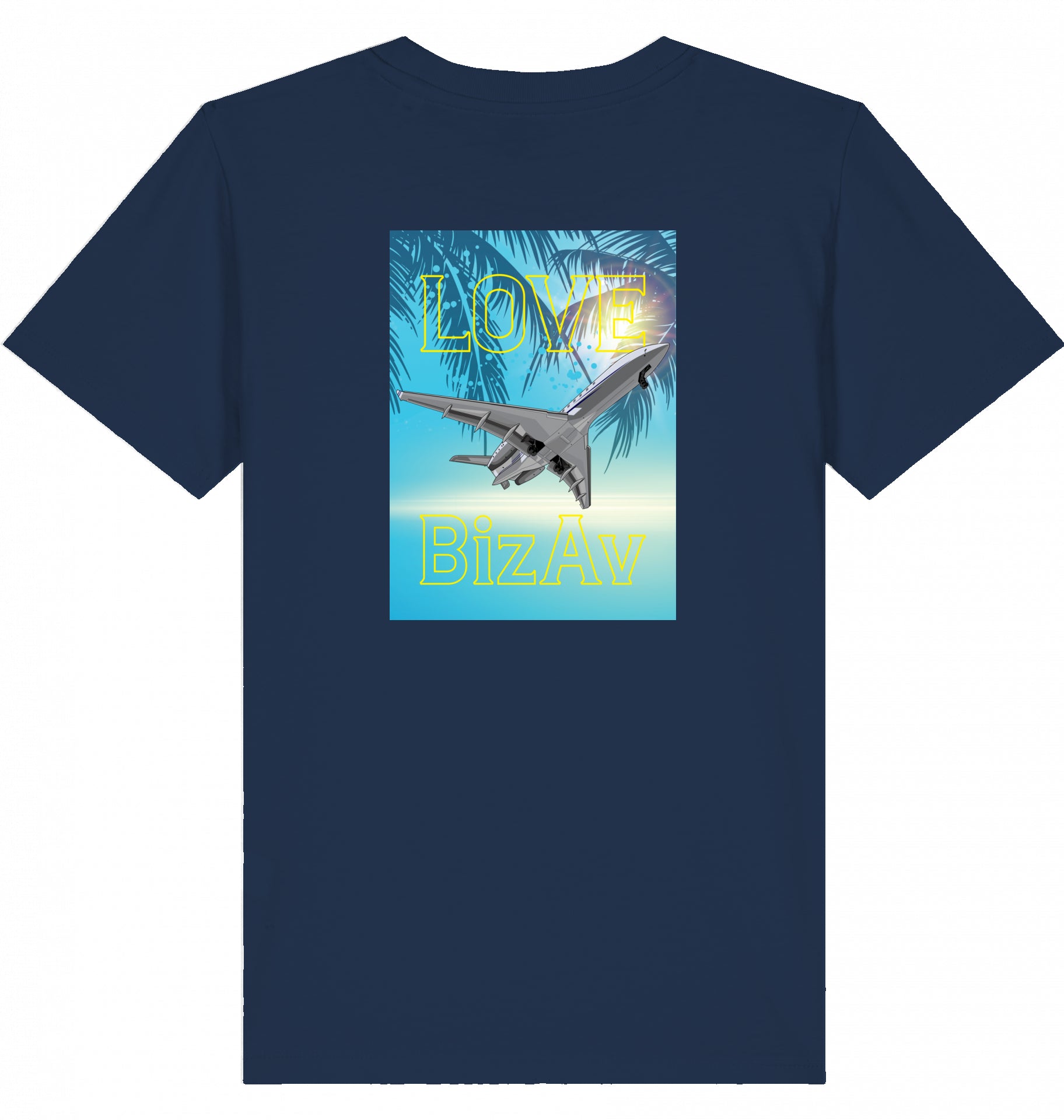 Kids Aviation T-Shirt "Love BizAv Business Aviation"  2.0