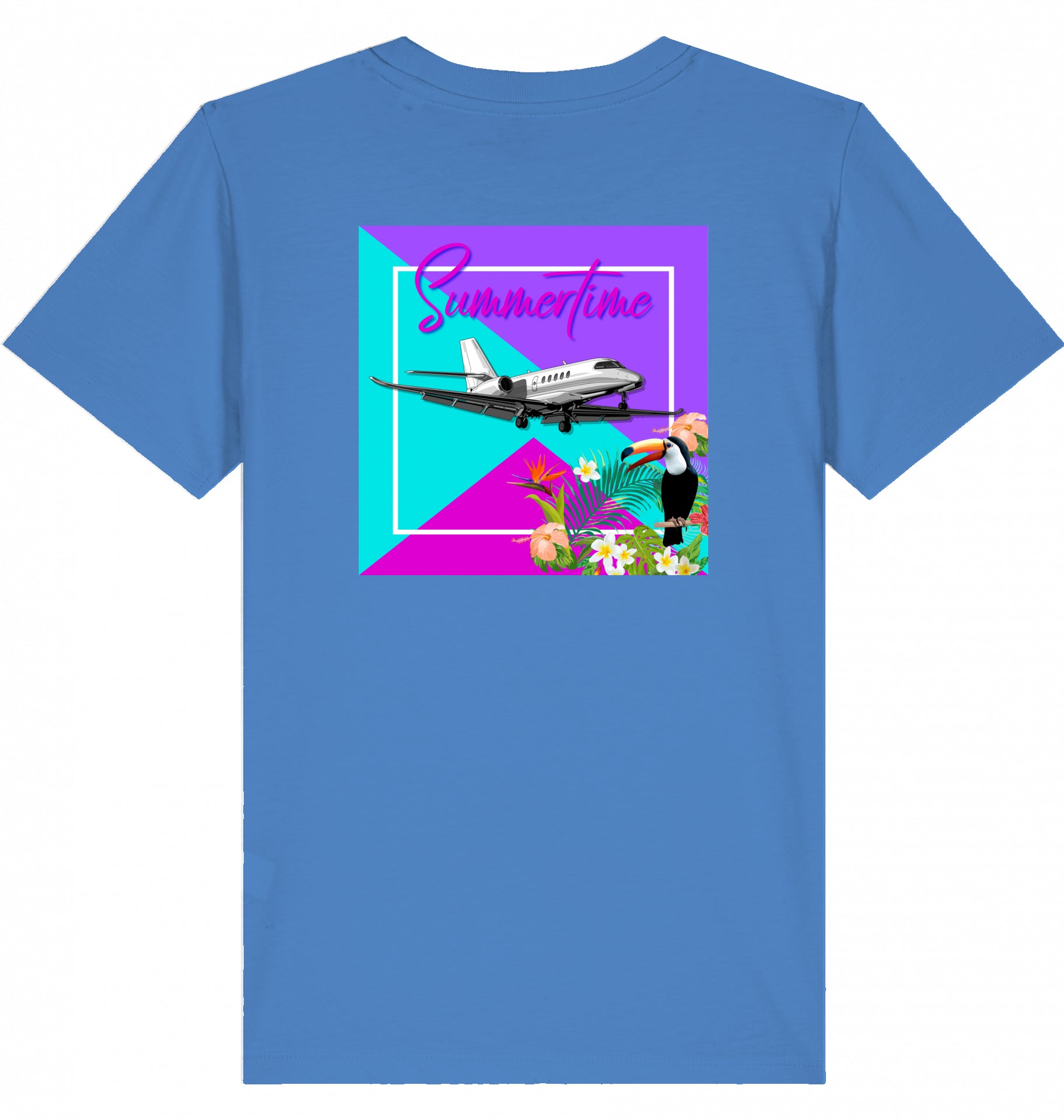 Kids Aviation T-Shirt "Summertime in Aviation" Cessna Citation Latitude Business Jet 2.0