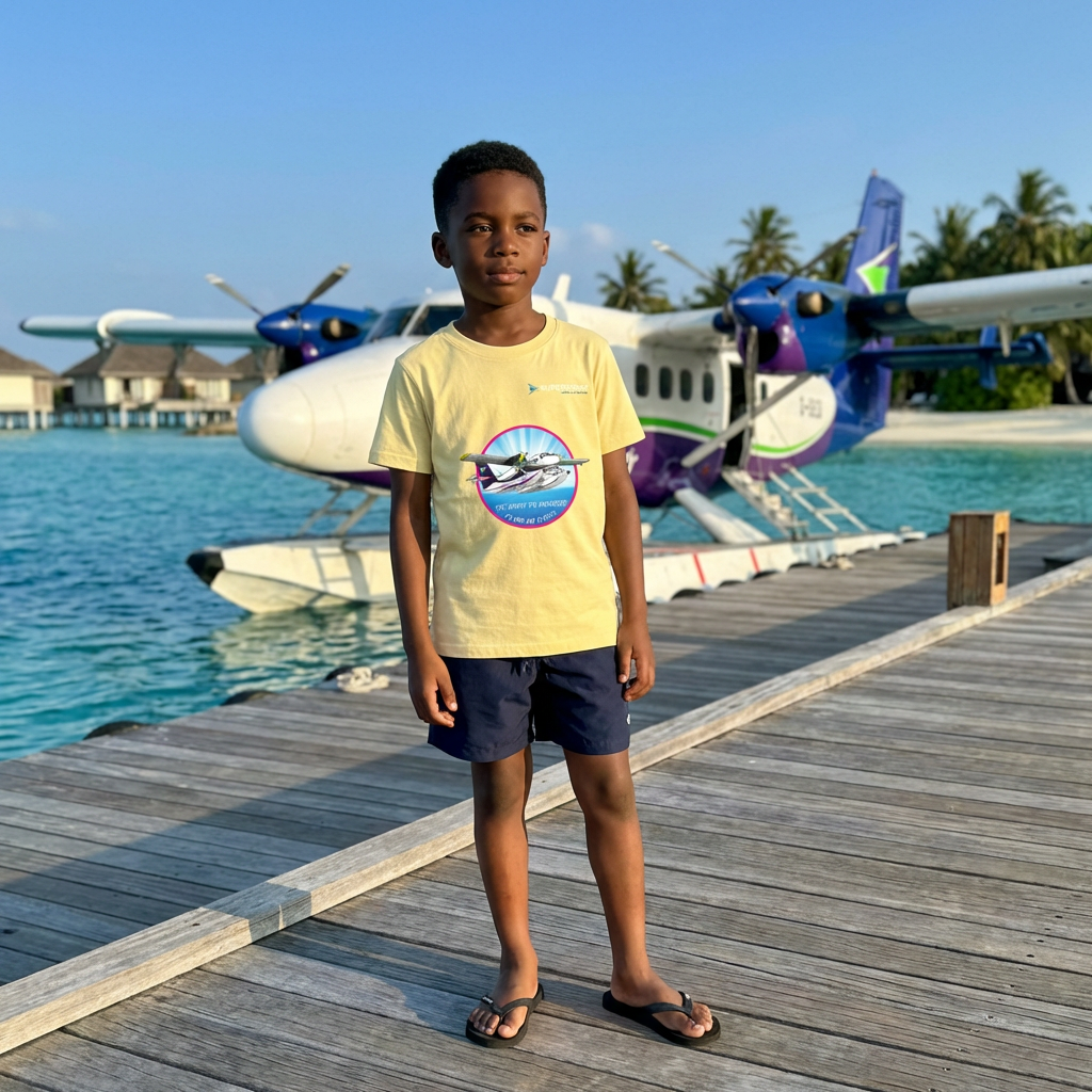 DHC-6 Twin Otter Tshirt Kinder, Twinotter Tshirt, Aircraft Tshirt Kinder, Flugzeug Shirt Kids