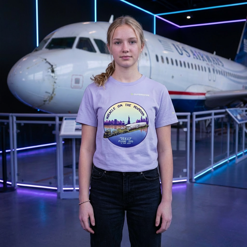 Airbus Tshirt Kinder, Airbus A320 Tshirt Kids, Captain Sullenberger Tshirt, Sully Tshirt Kinder, Flight 1549 Tshirt