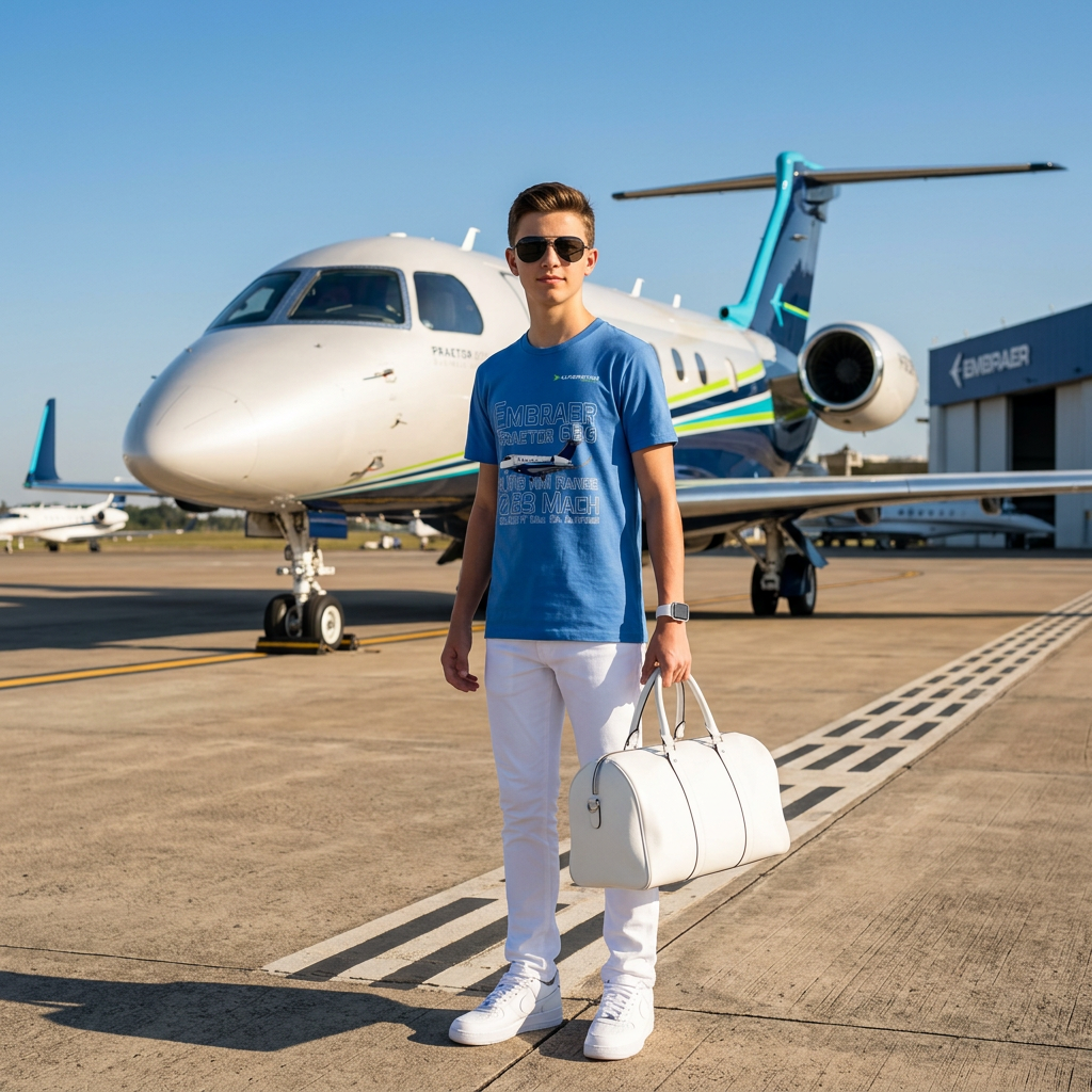 Businessjet Tshirt Kinder, Rich Kid Tshirt, Embraer Tshirt Kids, Embraer Preator Tshirt, Aviation Tshirt Kinder