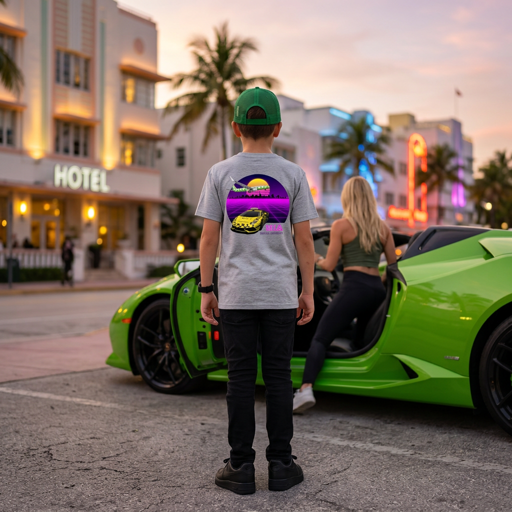 Flugzeug Tshirt Kinder, Airbus Tshirt Kinder, Lamborghini Tshirt Kinder, Airbus A321neo Tshirt, Miami Airport Shirt