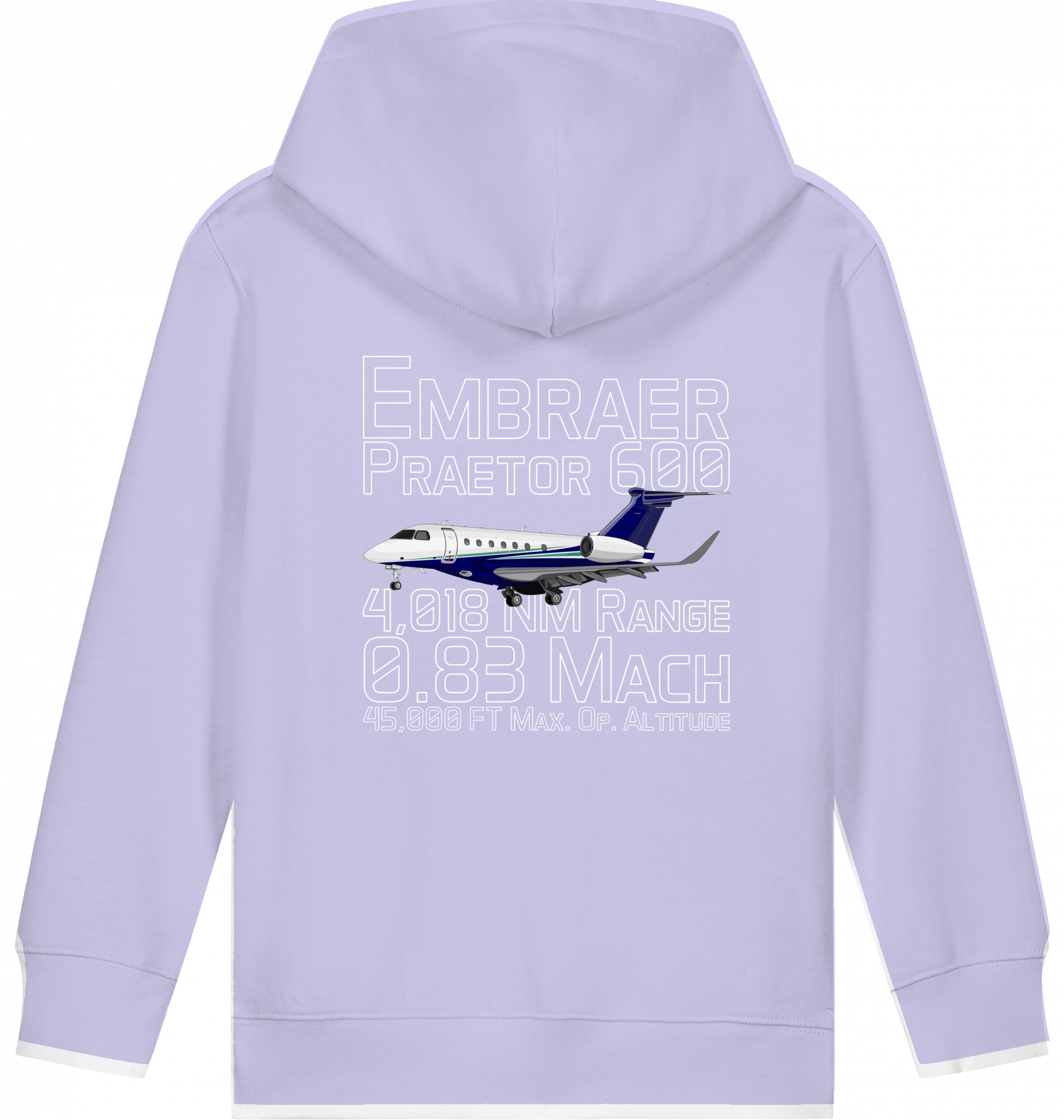 Kids Hoodie Embraer 600 Praetor Datas