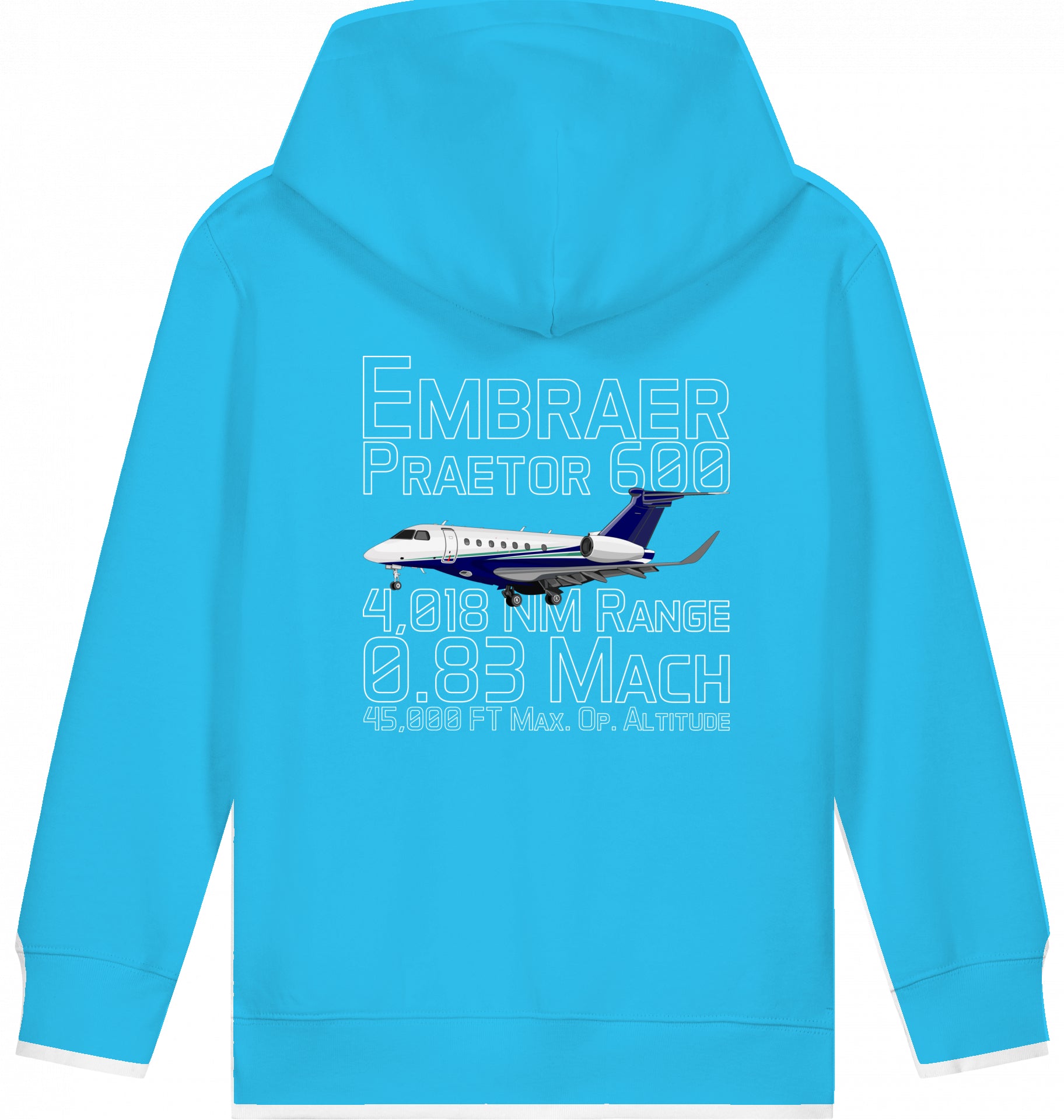 Kids Hoodie Embraer 600 Praetor Datas