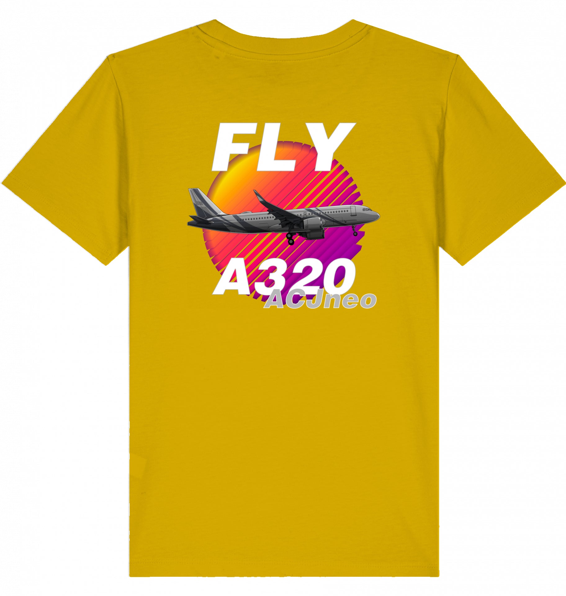 Kids Aviation T-Shirt "Fly Airbus A320 ACJneo"  2.0