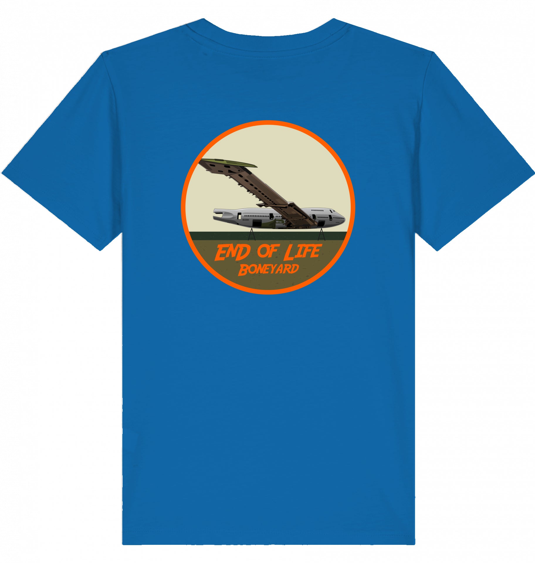 Kids Aviation T-Shirt "Boeing 747 End of Life Boneyard" 2.0