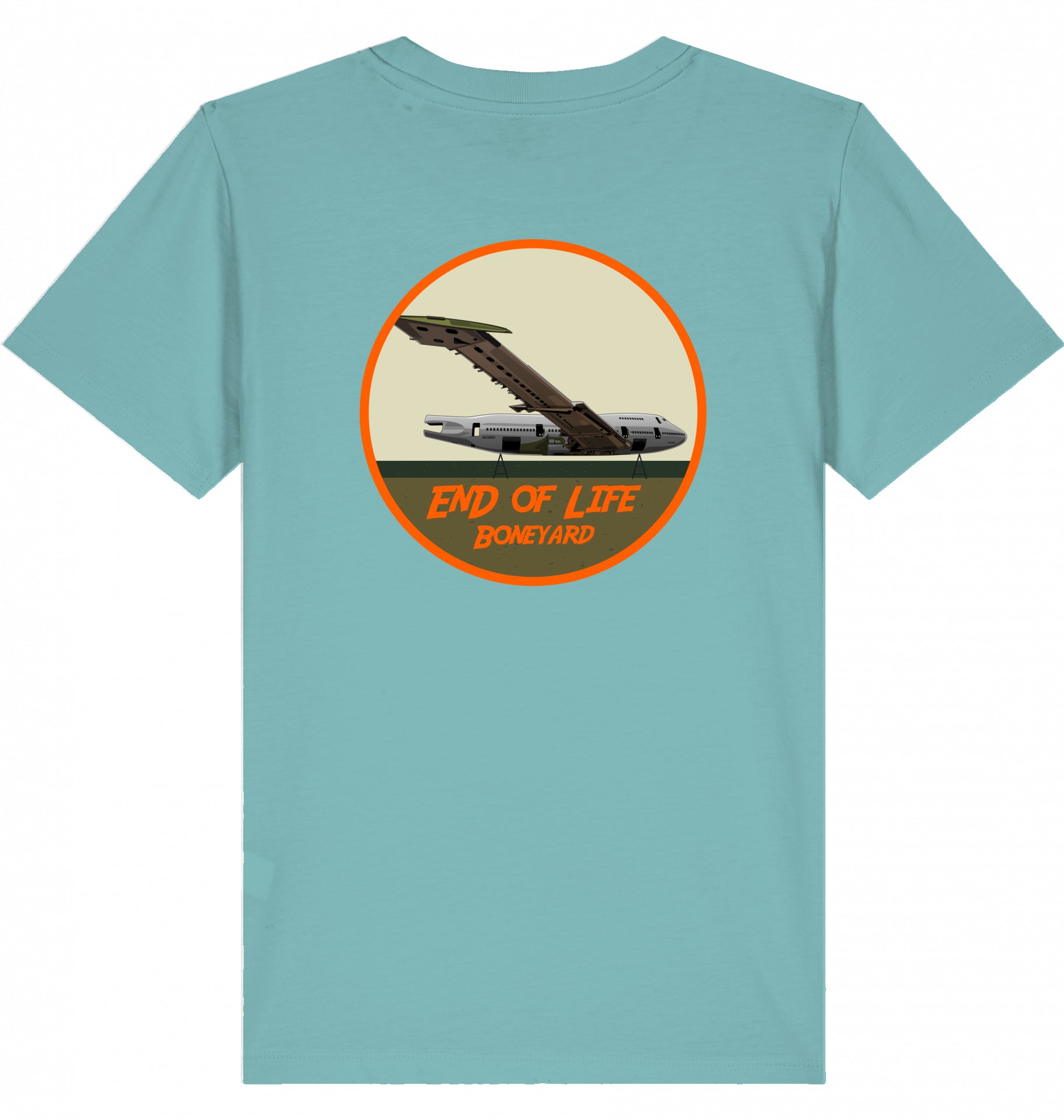 Kids Aviation T-Shirt "Boeing 747 End of Life Boneyard" 2.0