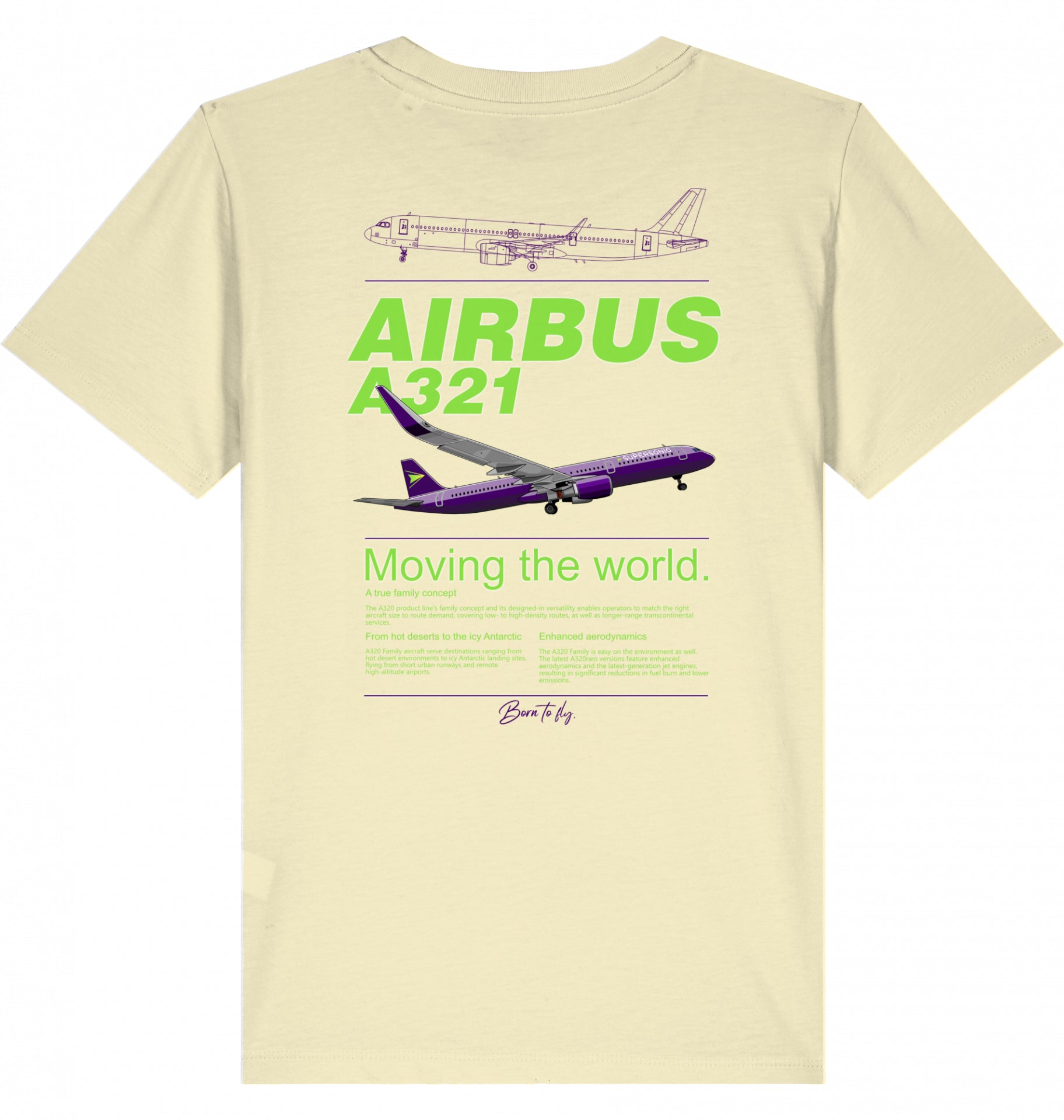 Kids Aviation T-Shirt "Airbus A321 Neo Flugzeug" 2.0