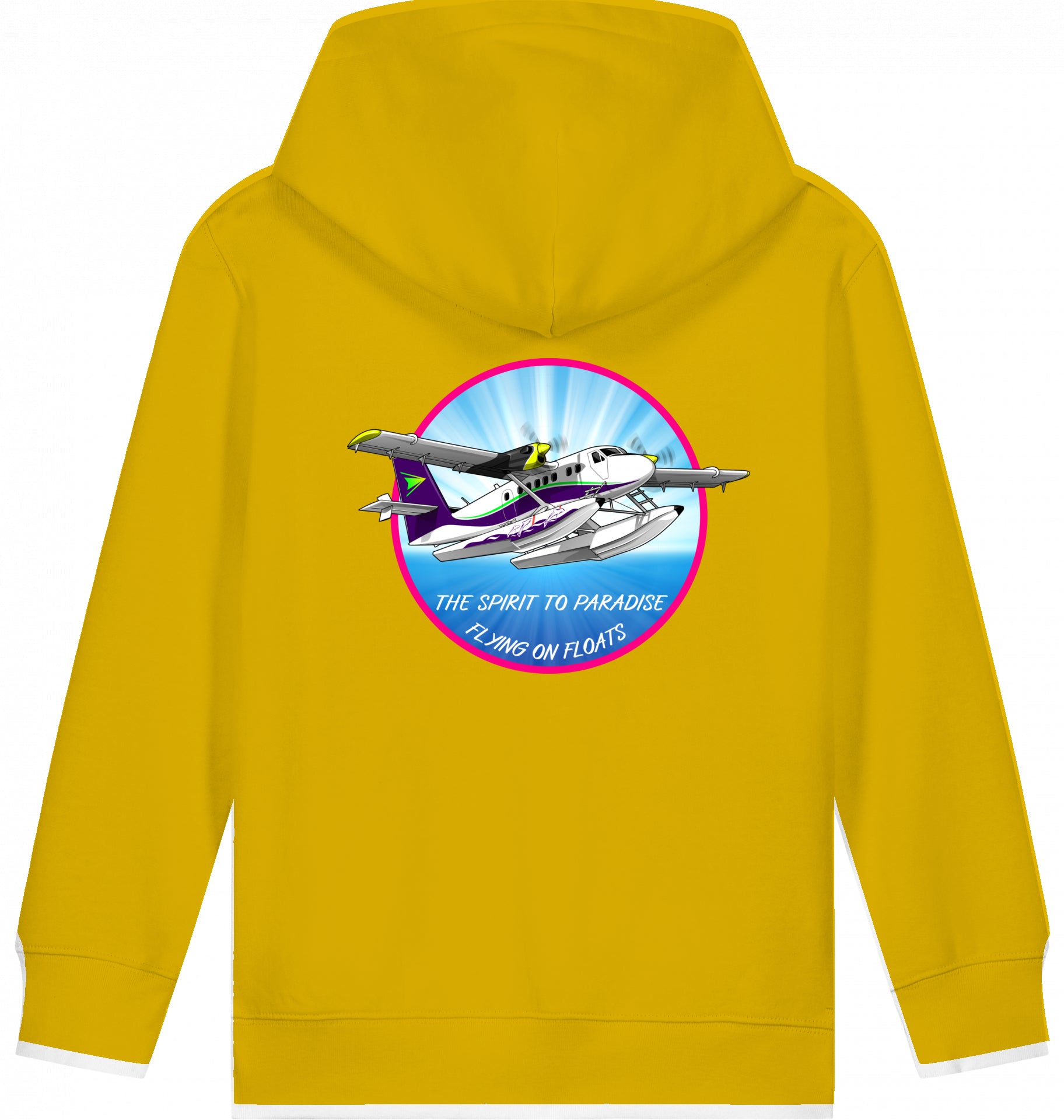 Kids Flugzeug Hoodie DHC-6 Twinotter in Paradise