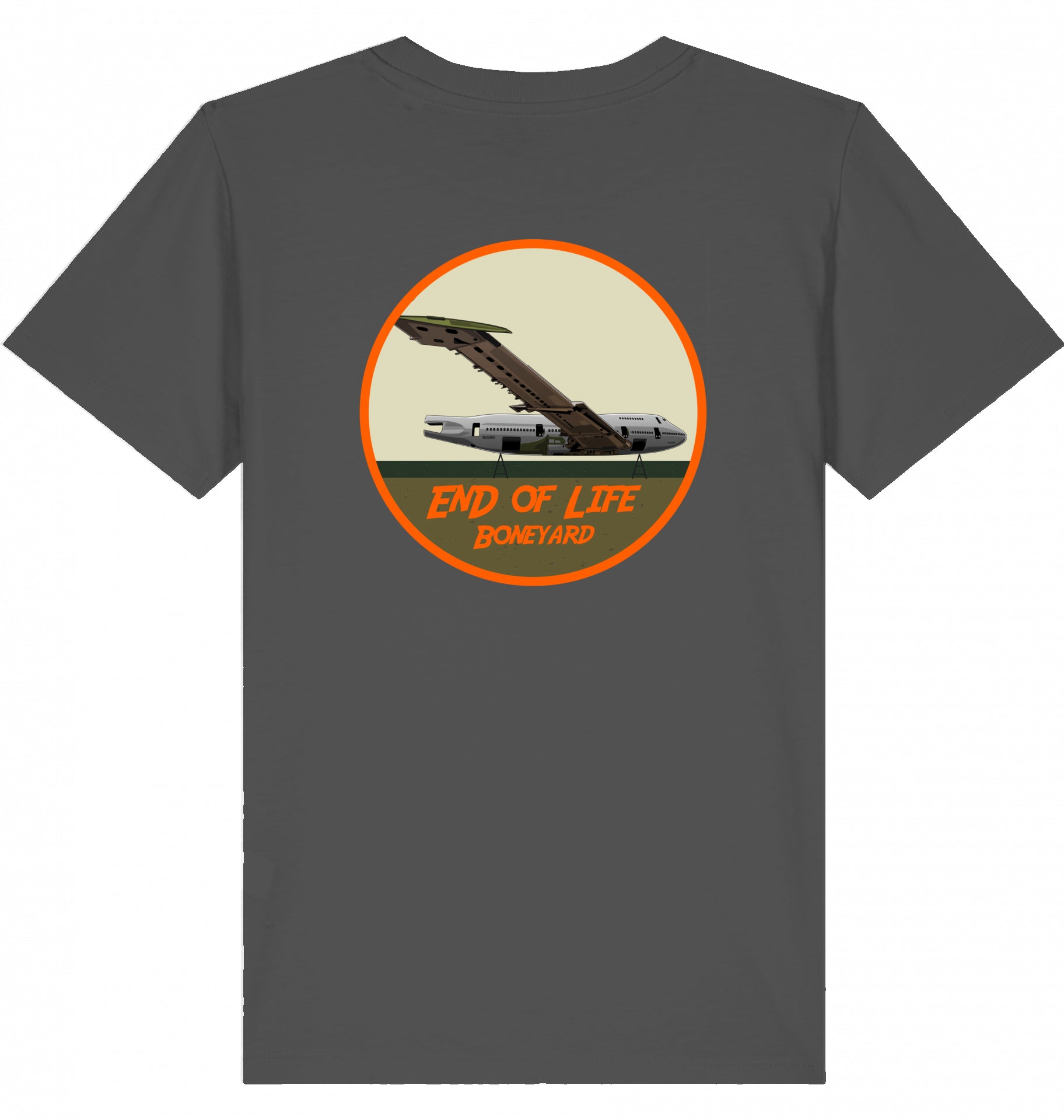 Kids Aviation T-Shirt "Boeing 747 End of Life Boneyard" 2.0