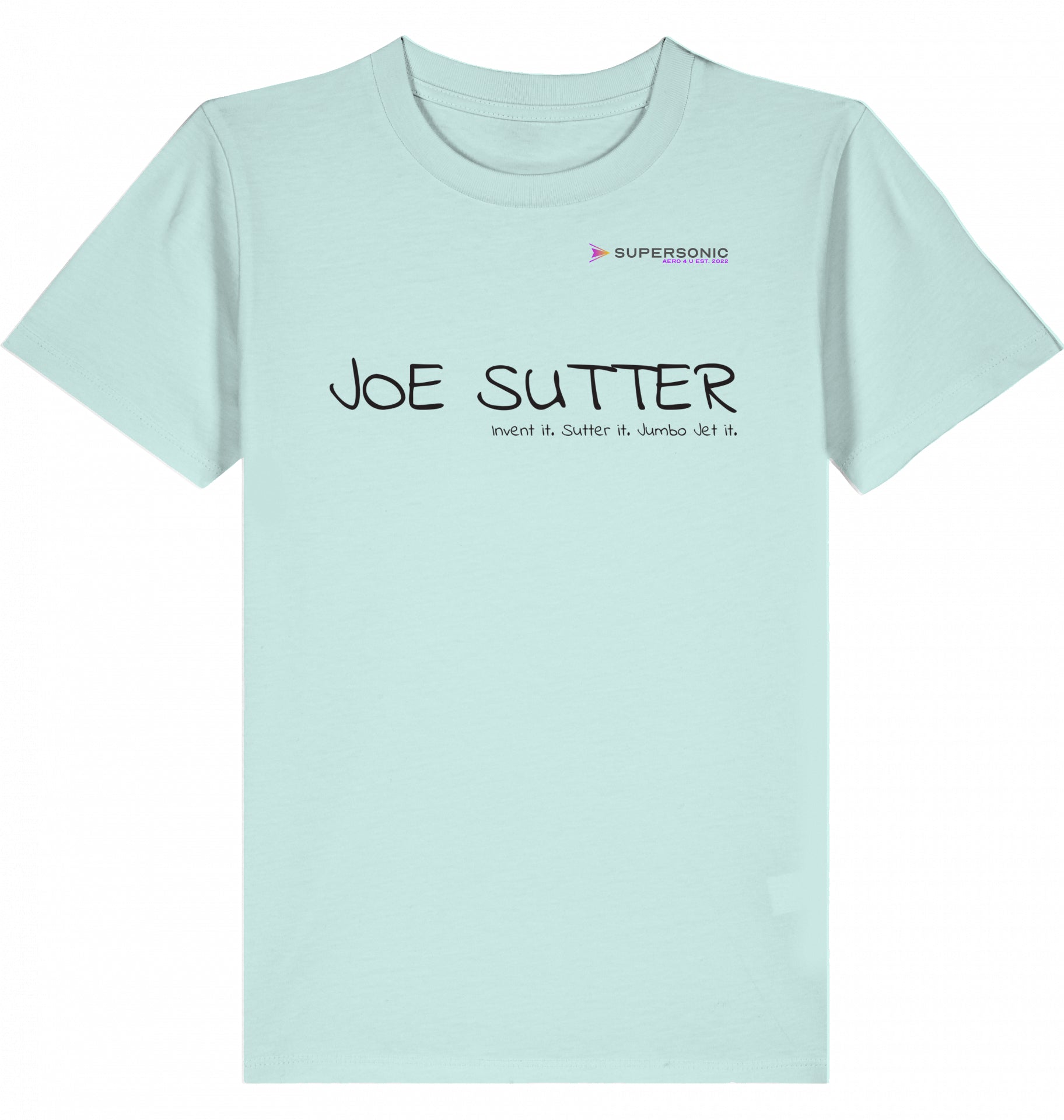 Kids Aviation T-Shirt Boeing 747 Jumbo Jet, Joe Sutter 2.0