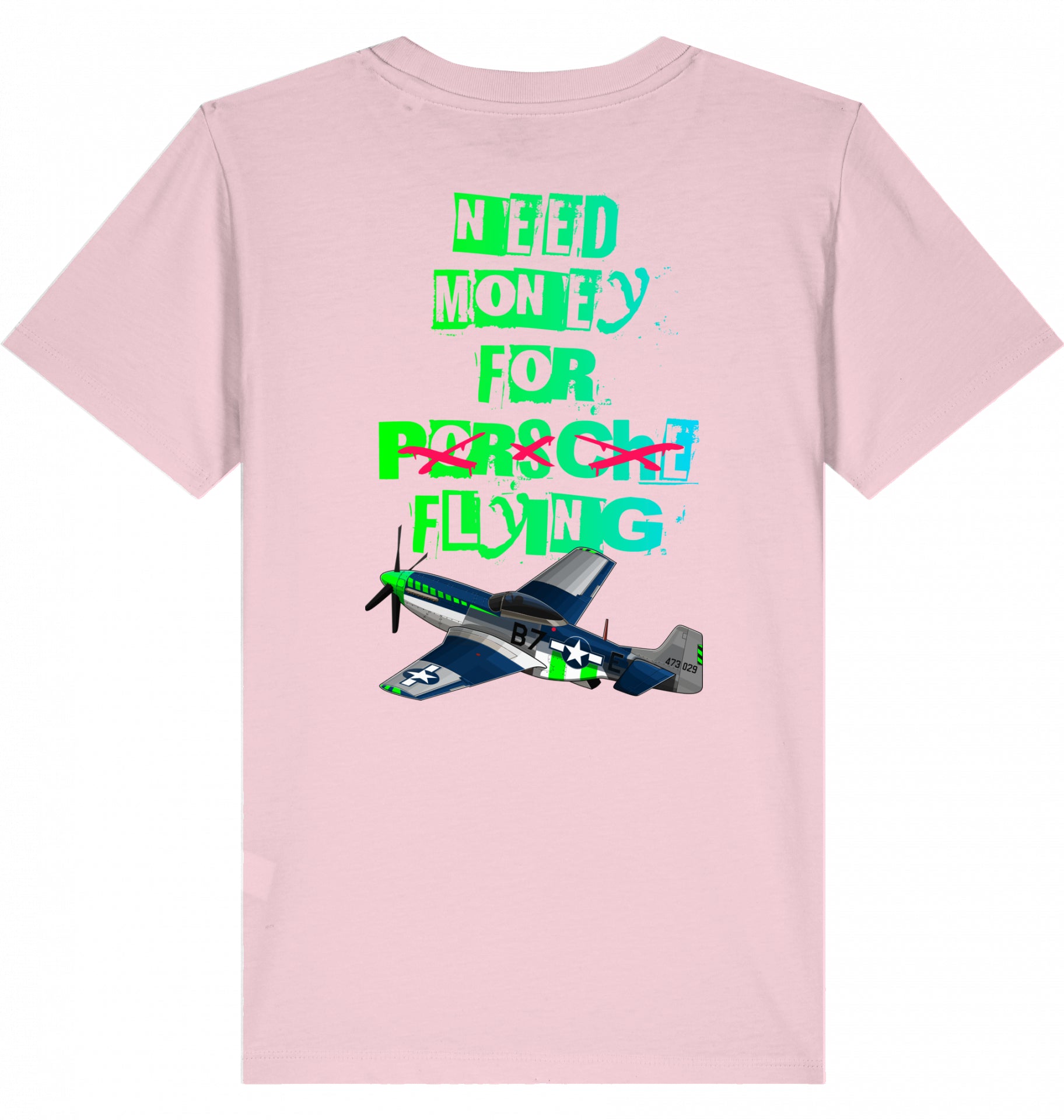 Kids Aviation T-Shirt "Need Money for Flying" 2.0