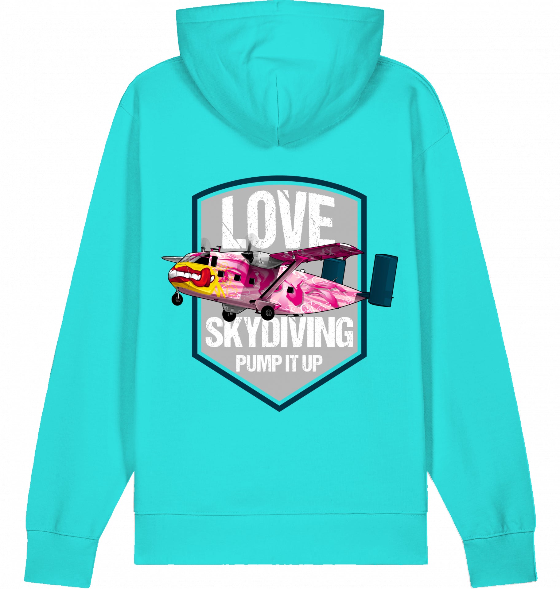 Flugzeug Hoodie Short SC-7 Skyvan Sky Diving