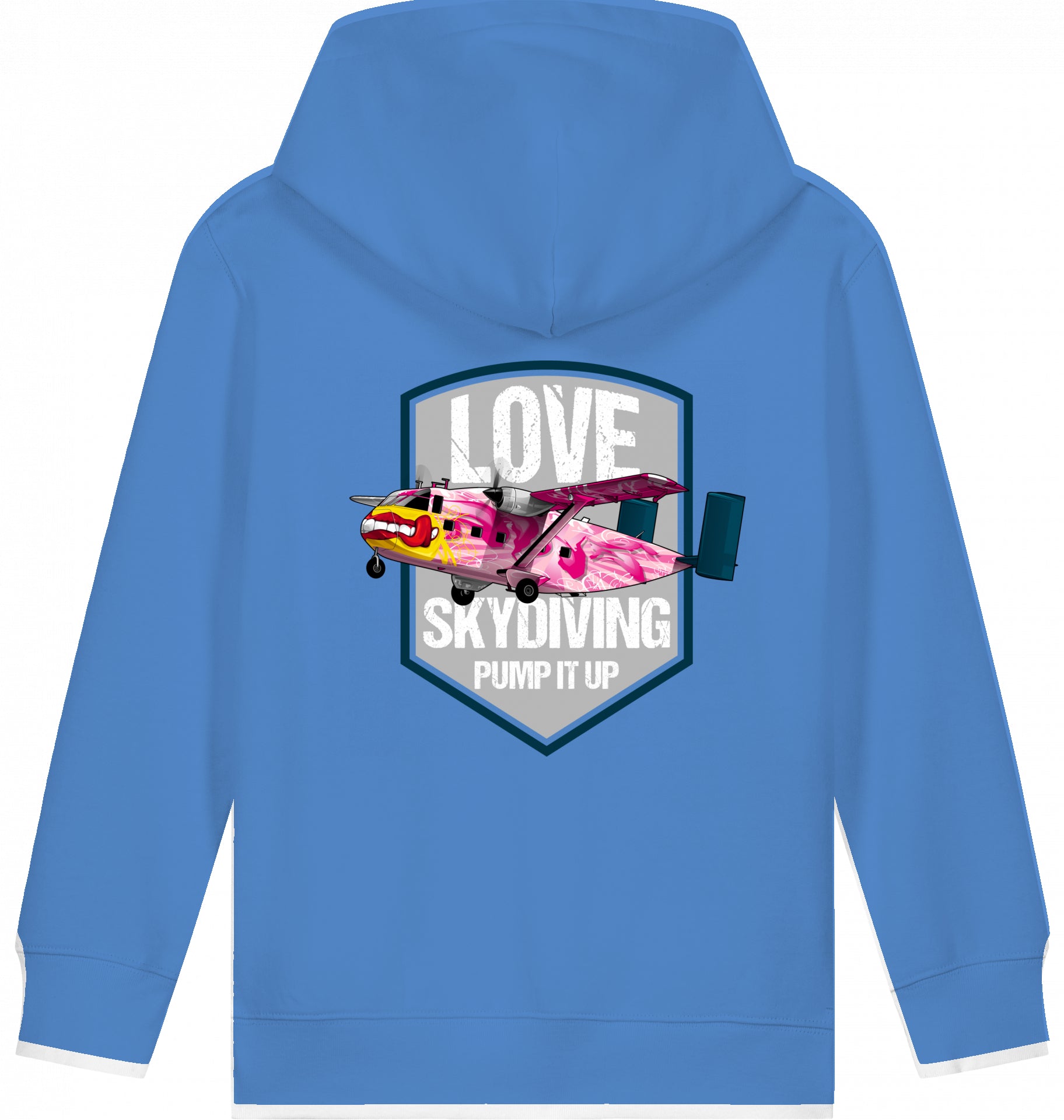 Kids Flugzeug Hoodie Short SC-7 Skyvan Sky Diving