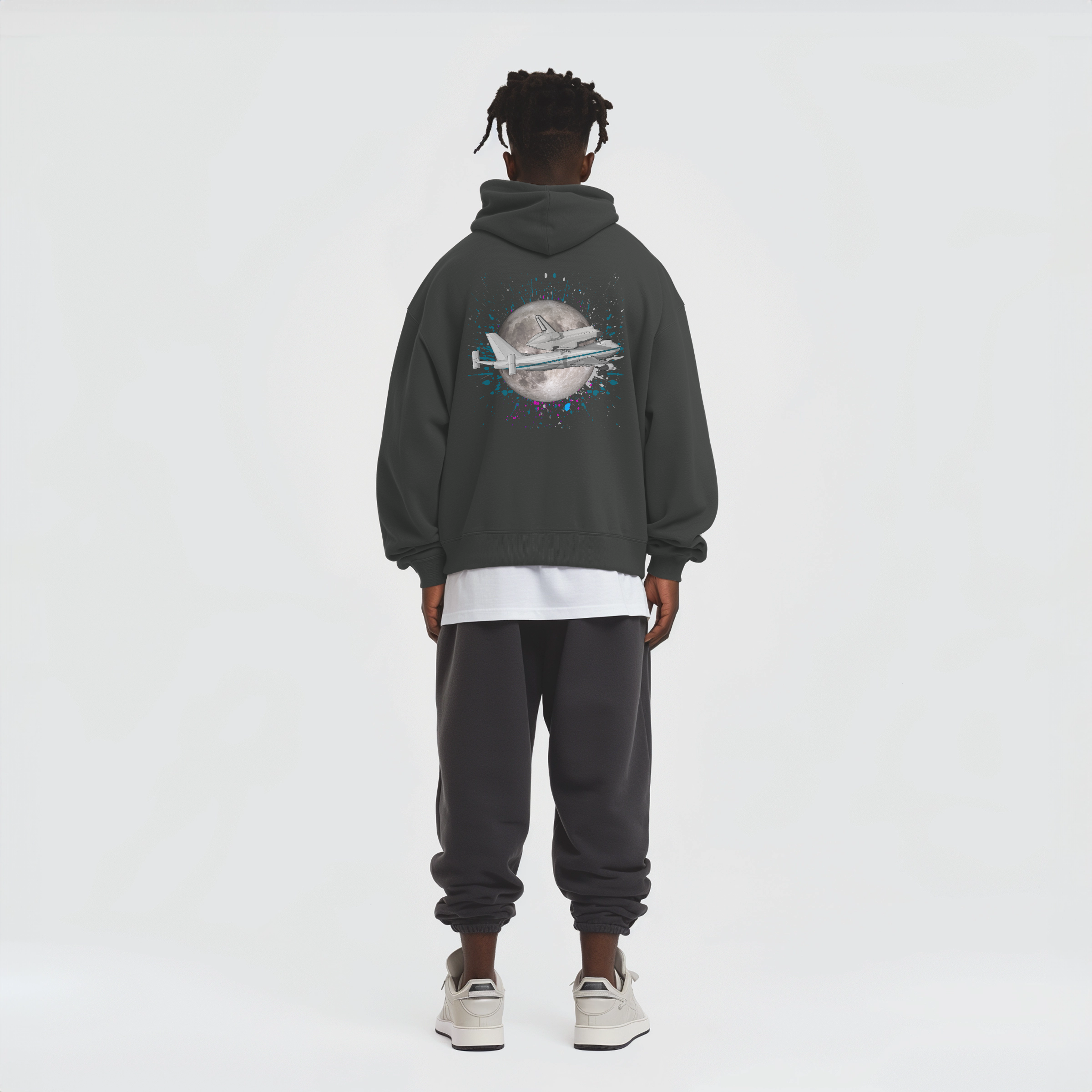 Aviation Flugzeug Hoodie Boeing 747 NASA Shuttle Transporter für Piloten, Crews, Kinder & Planespotter made by SUPERSONIC aero 4U