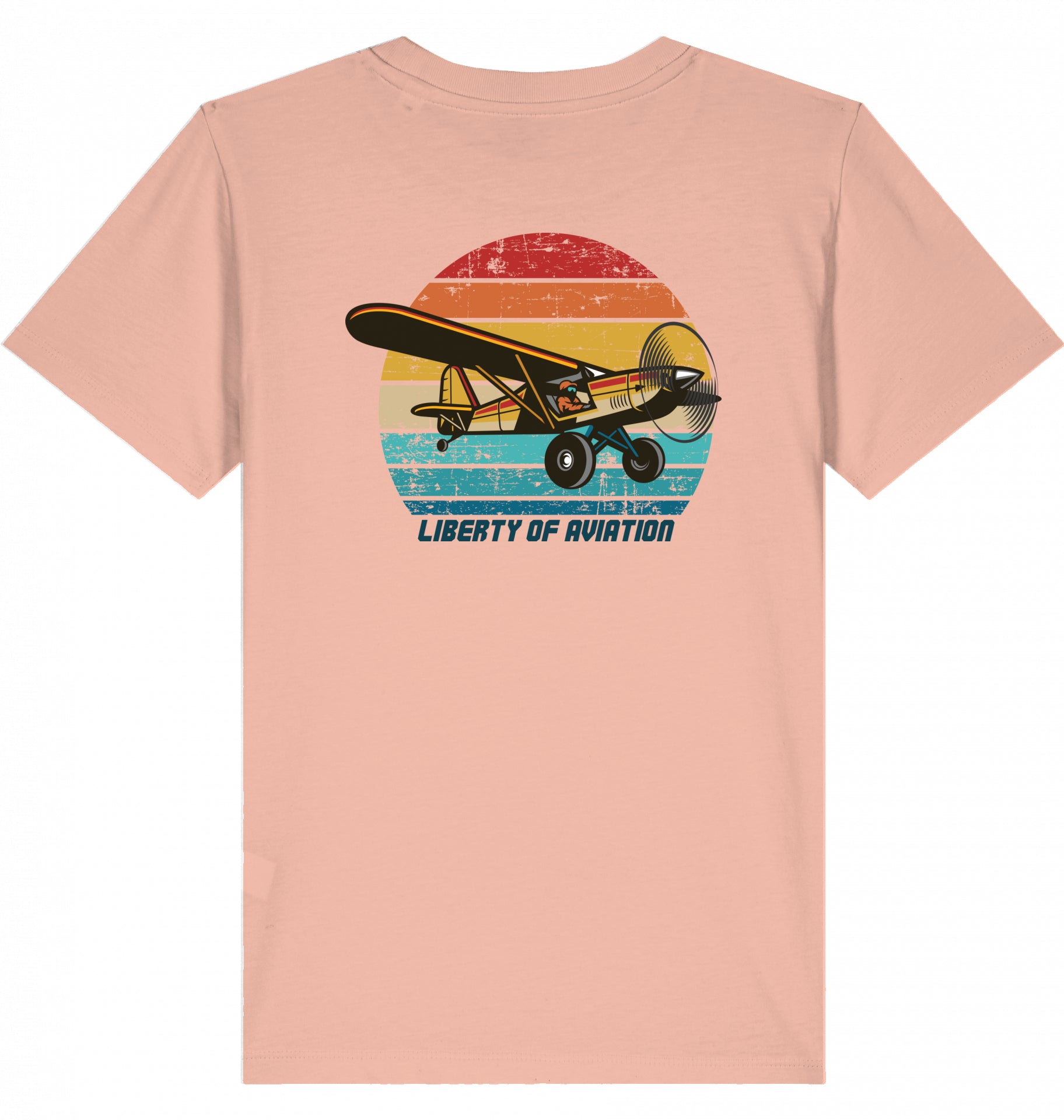 Kids Aviation T-Shirt "Liberty of Aviation" Piper Super Cup 2.0