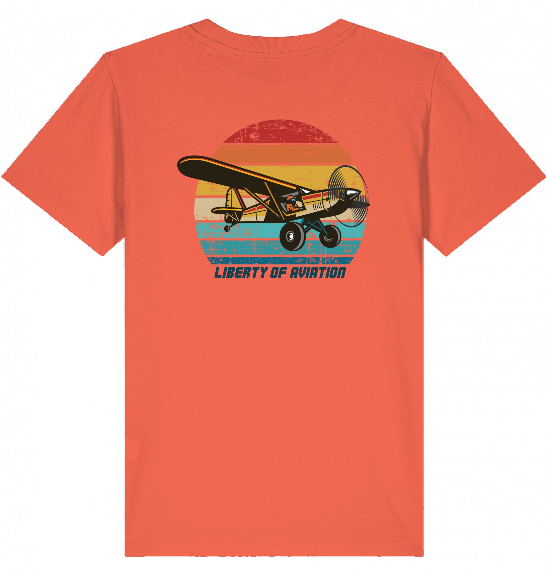 Kids Aviation T-Shirt "Liberty of Aviation" Piper Super Cup 2.0