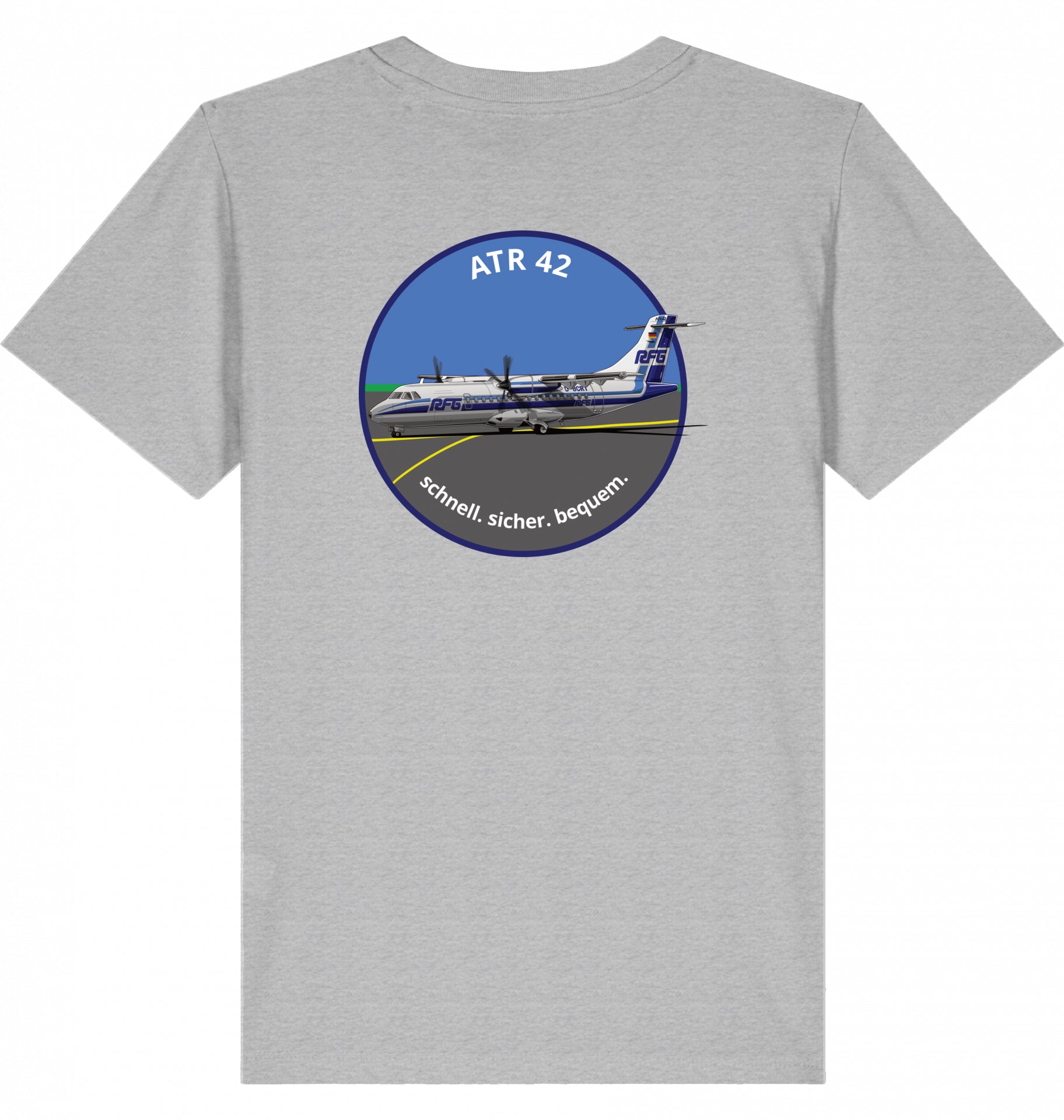 Kids Aviation T-Shirt "ATR42 Flugzeug RFG EDLW" 2.0