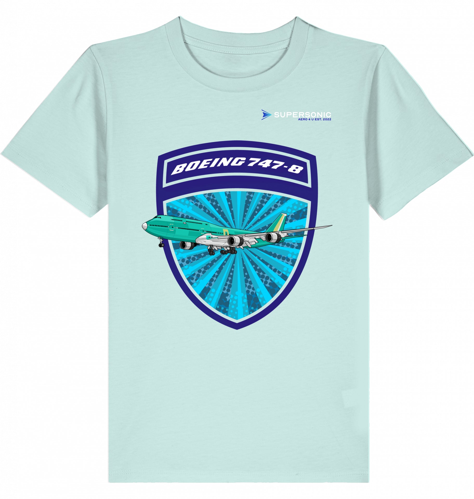 Boeing Kinder Tshirt, Boeing 747 Jumbojet Tshirt, Kids Tshirt Jumbojet, Kids Shirt 747-8