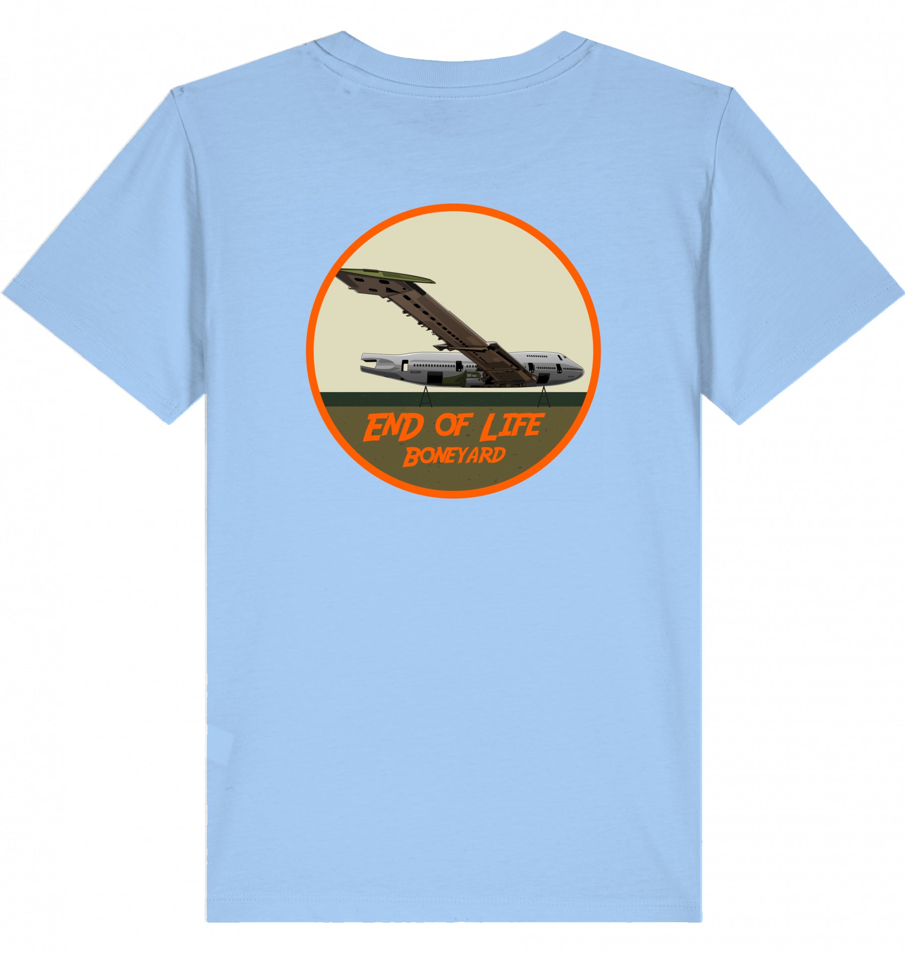 Kids Aviation T-Shirt "Boeing 747 End of Life Boneyard" 2.0