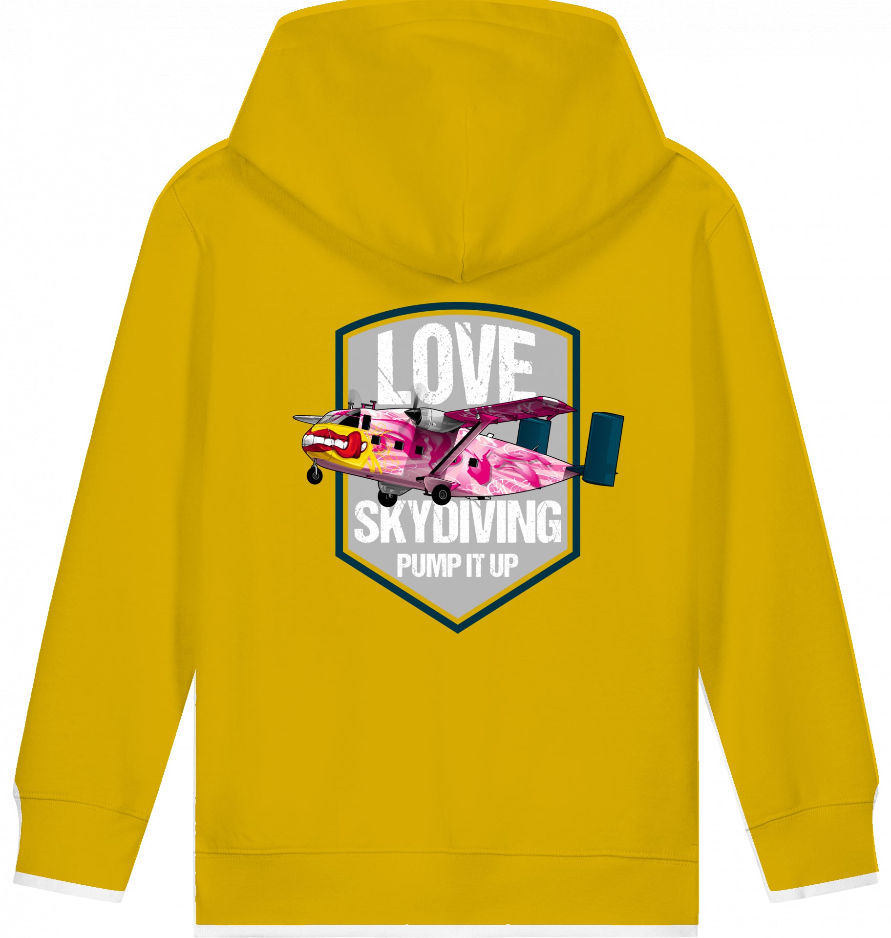 Kids Flugzeug Hoodie Short SC-7 Skyvan Sky Diving