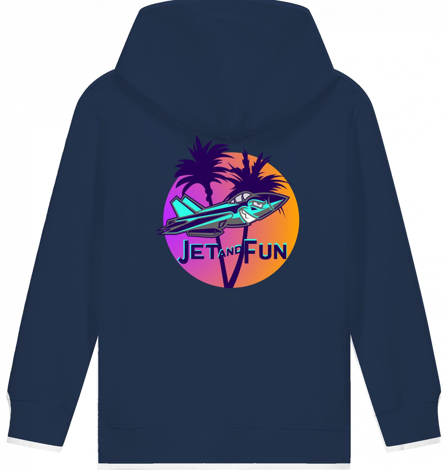 Kids Aviation Flugzeug Hoodie "Jet and Fun"