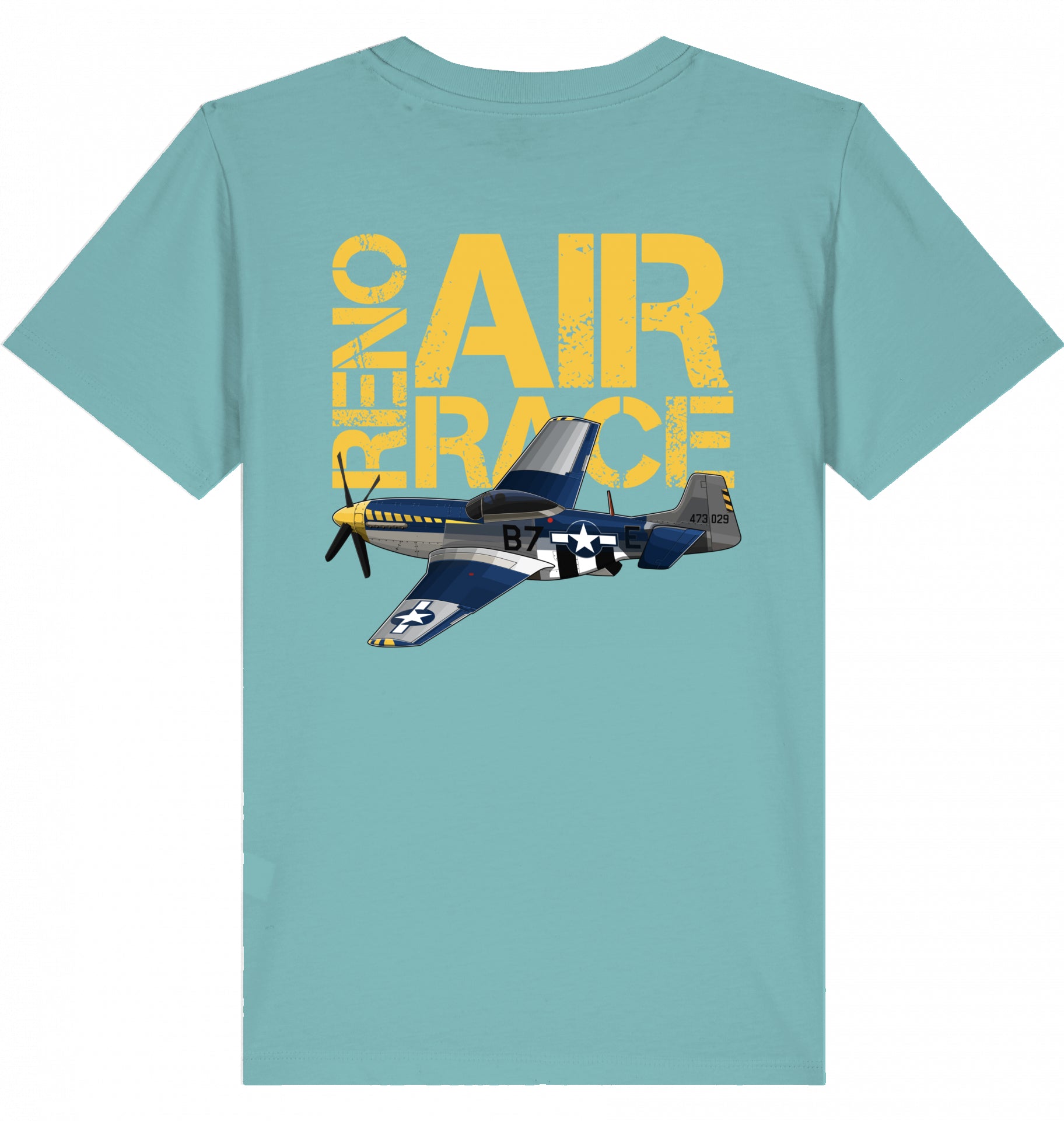 Kids Aviation T-Shirt "Reno Air Race Mustang P-51" 2.0