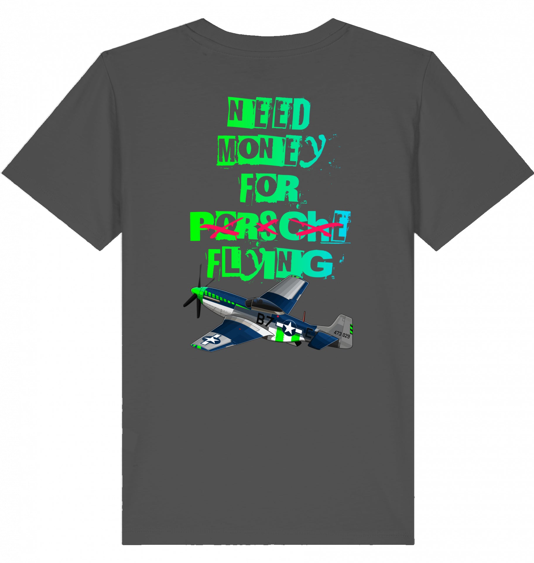 Kids Aviation T-Shirt "Need Money for Flying" 2.0