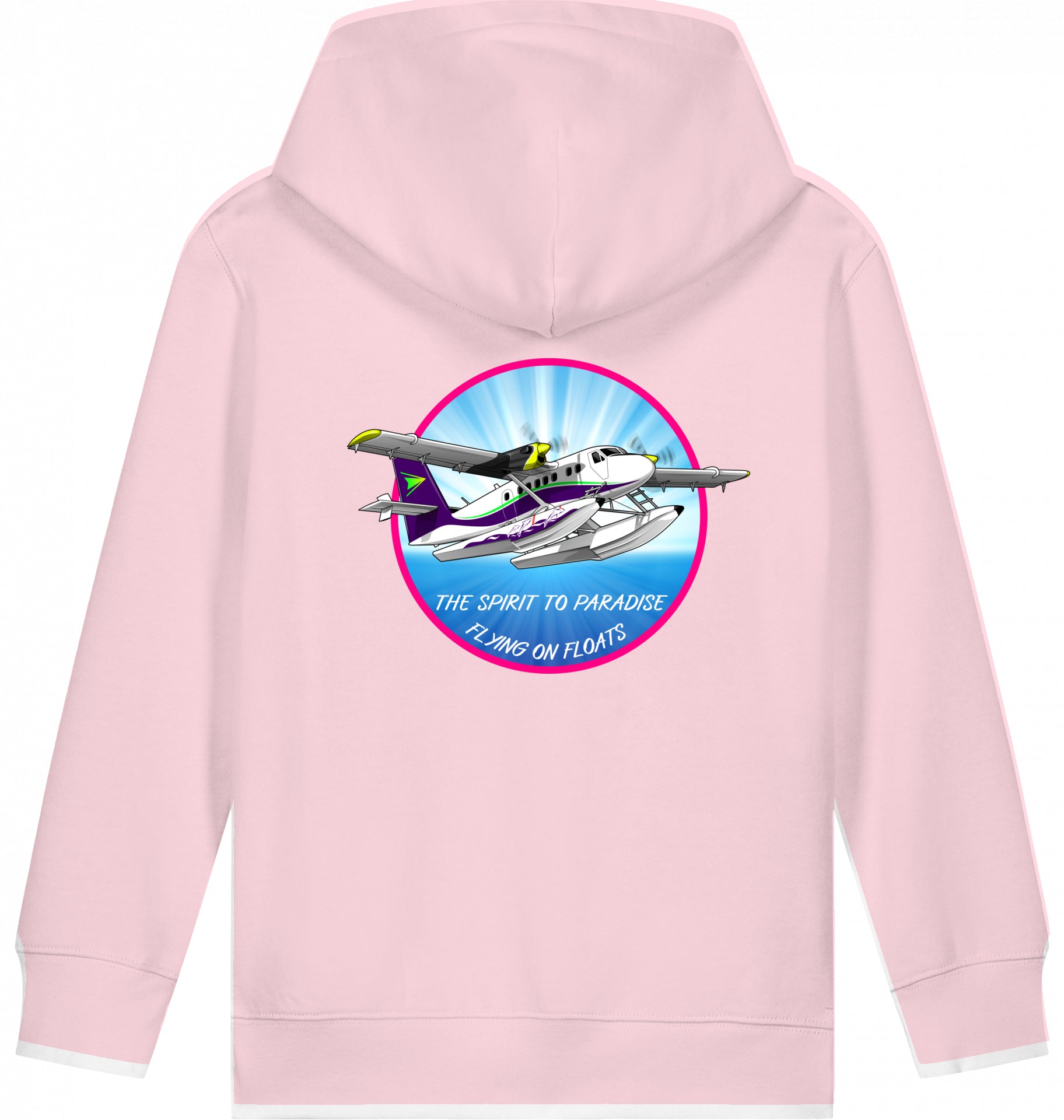 Kids Flugzeug Hoodie DHC-6 Twinotter in Paradise