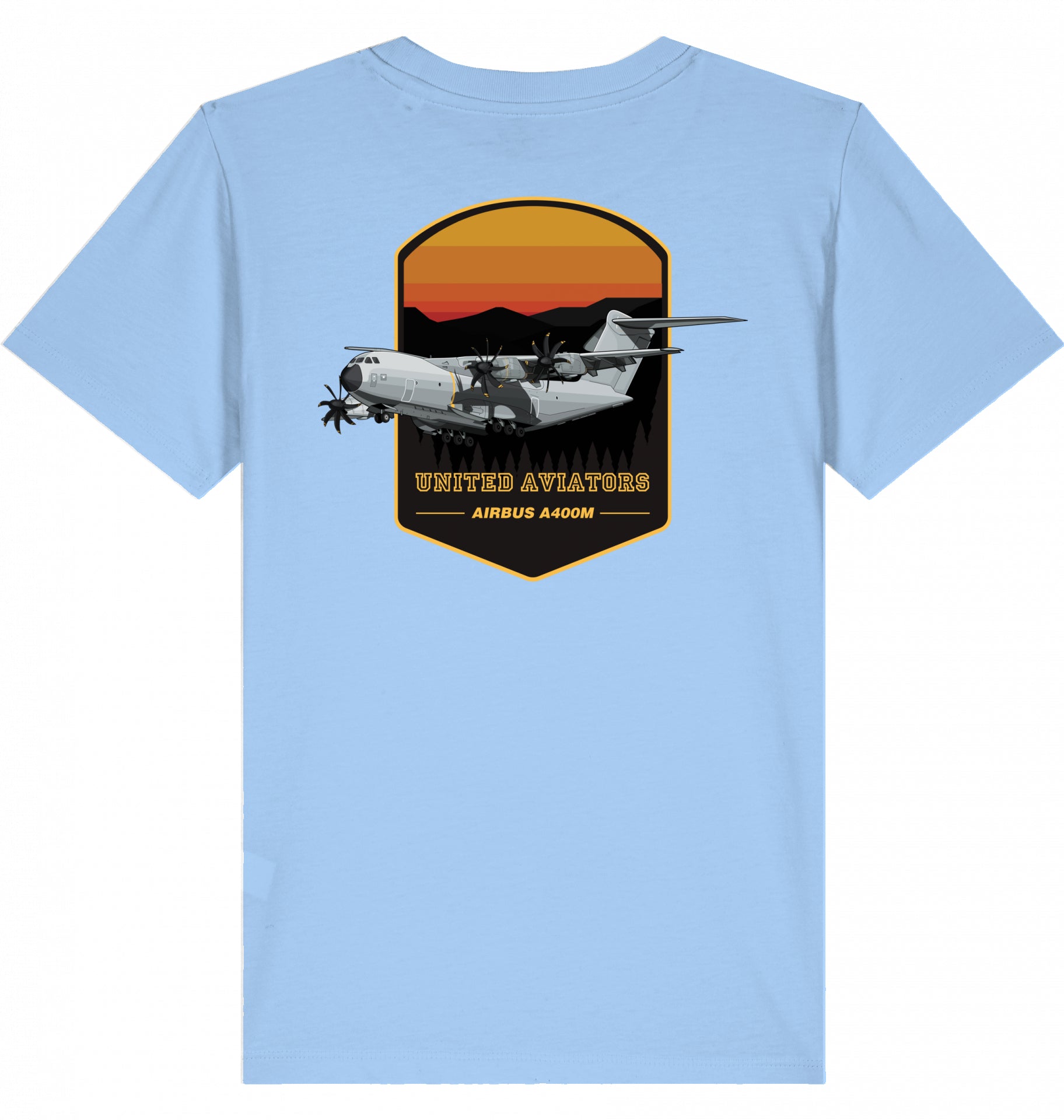 Kids Aviation T-Shirt United Aviators Airbus A400M Flugzeug2.0