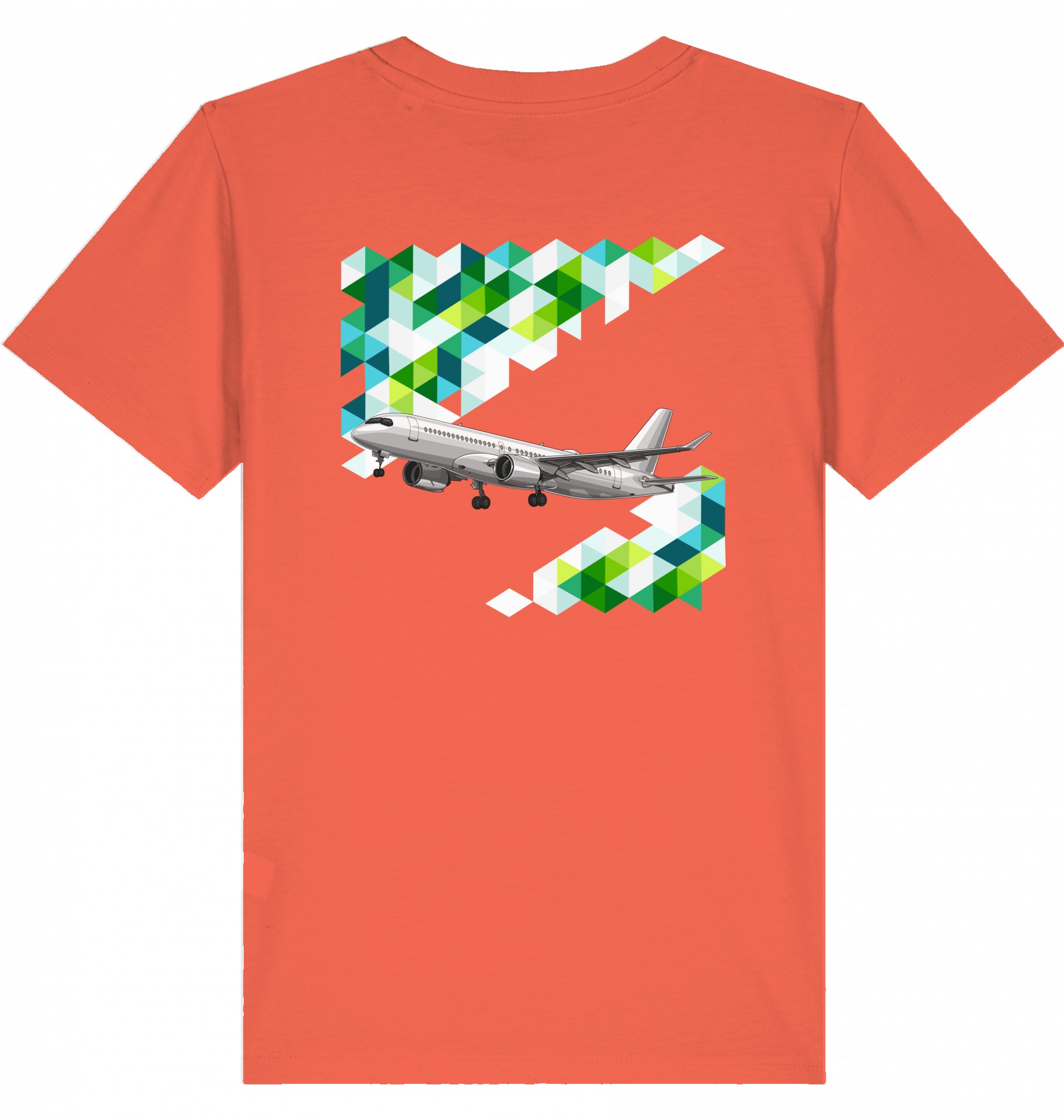 Kids Aviation T-Shirt Airbus A220 Flugzeug 2.0