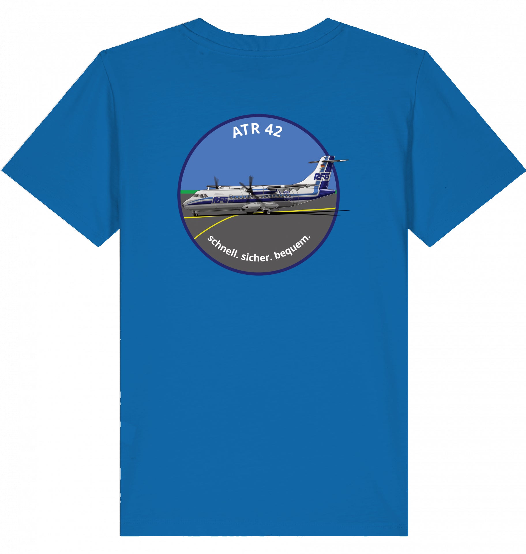 Kids Aviation T-Shirt "ATR42 Flugzeug RFG EDLW" 2.0