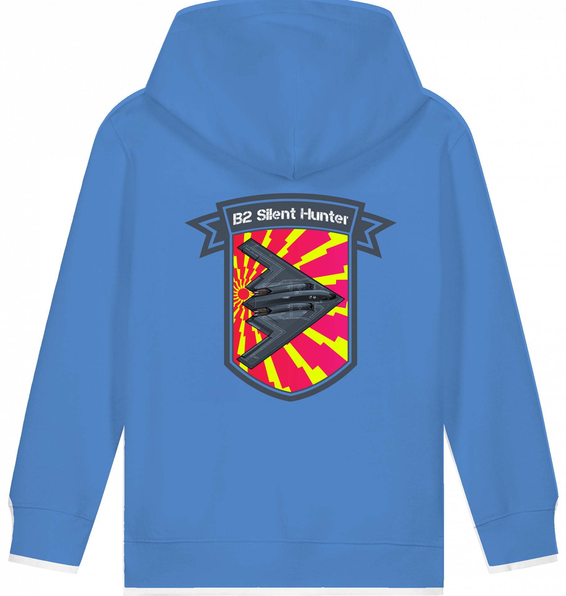 Kids Flugzeug Hoodie Northrop B2 Spirit Silent Hunter
