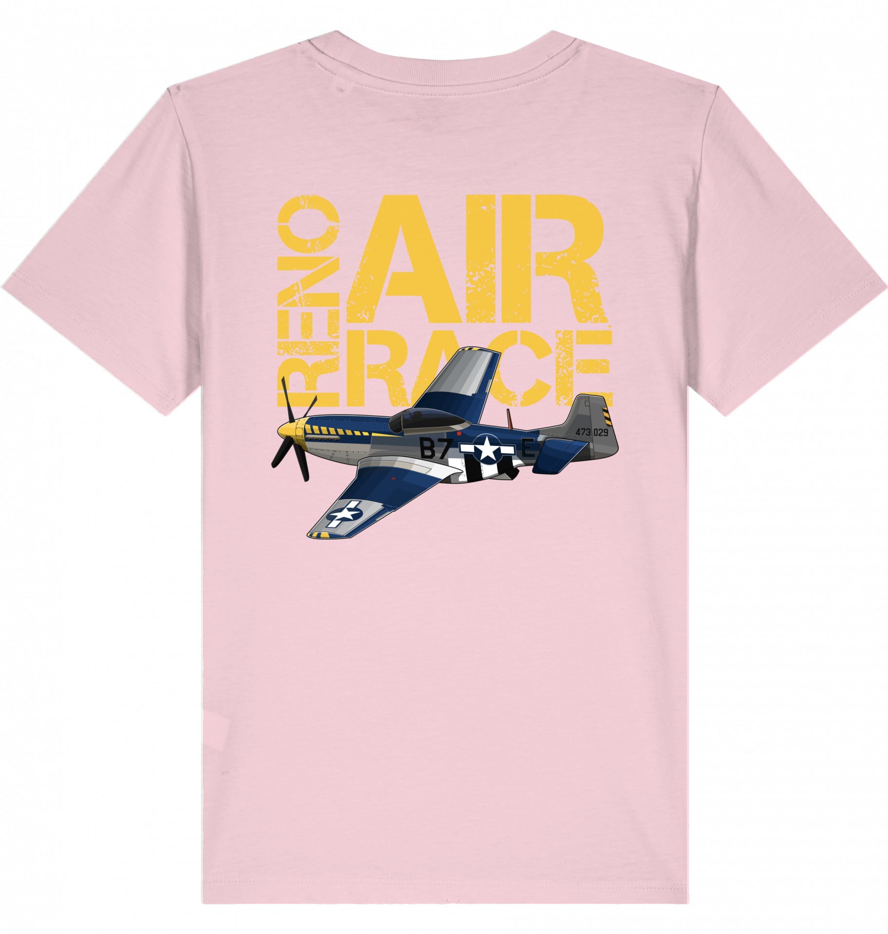 Kids Aviation T-Shirt "Reno Air Race Mustang P-51" 2.0