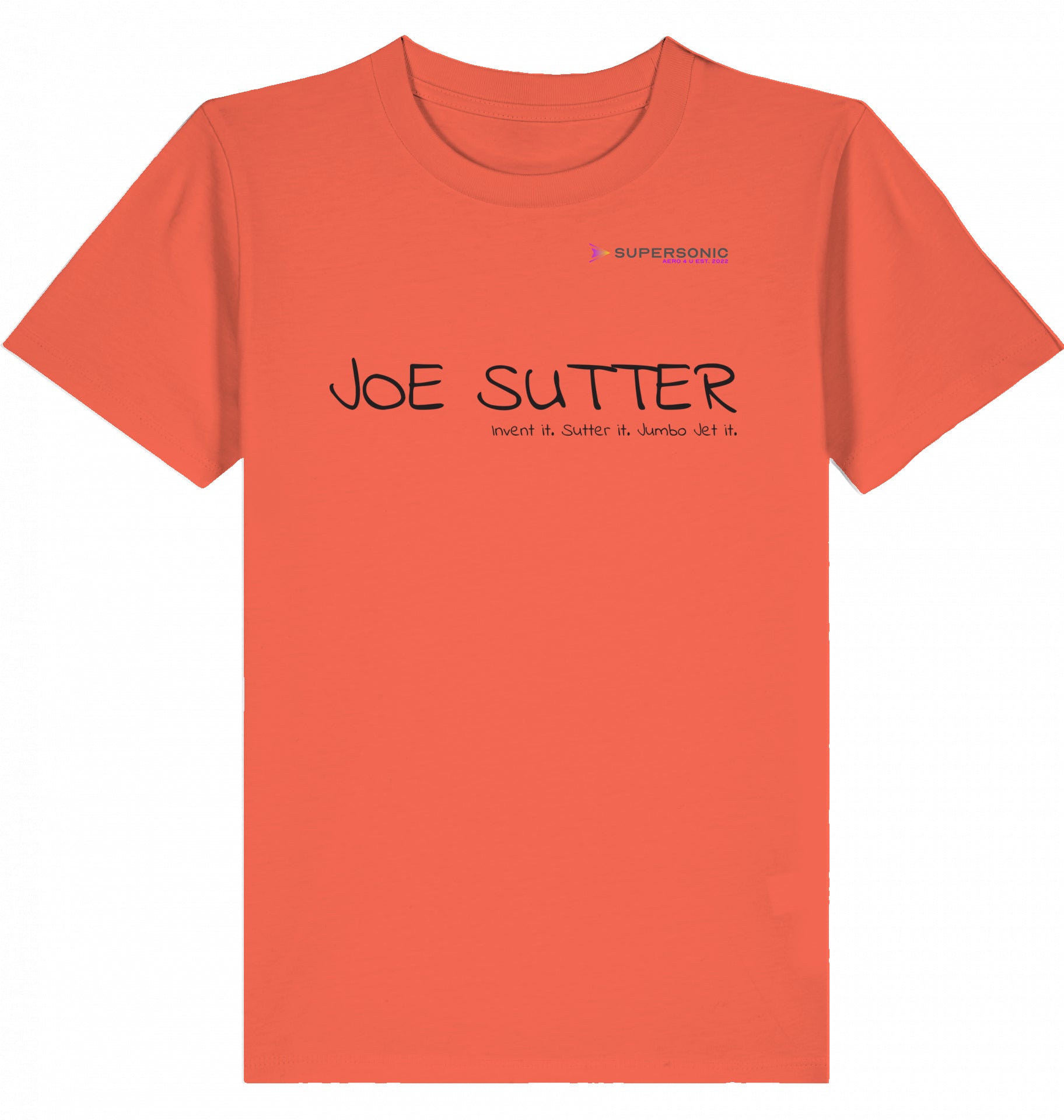 Kids Aviation T-Shirt Boeing 747 Jumbo Jet, Joe Sutter 2.0