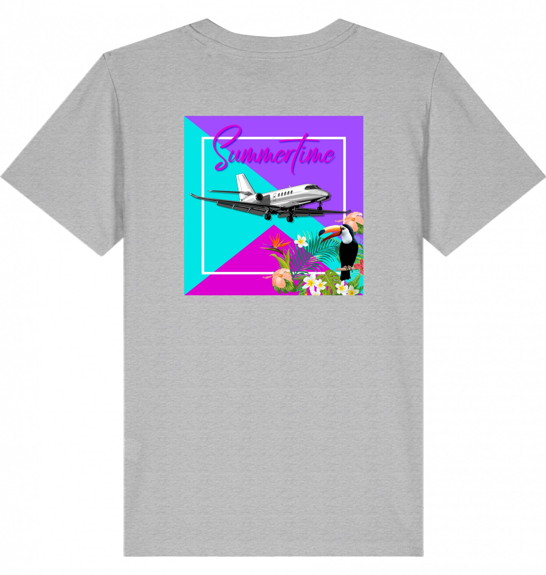 Kids Aviation T-Shirt "Summertime in Aviation" Cessna Citation Latitude Business Jet 2.0