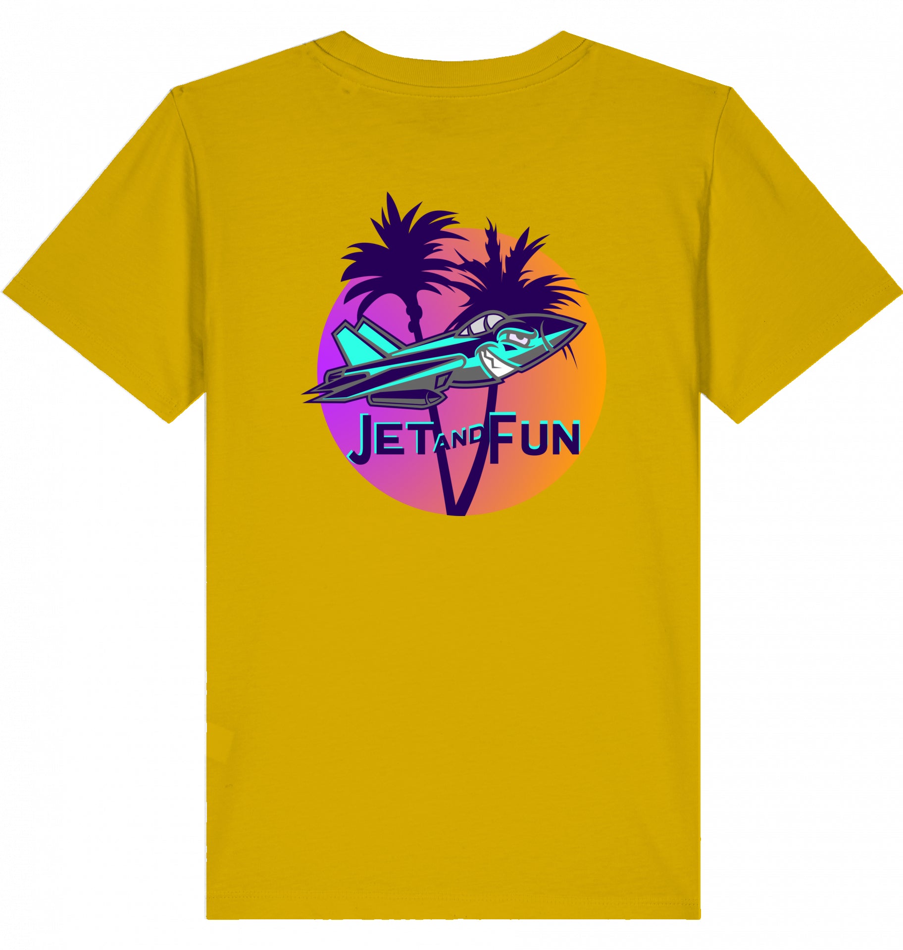 Kids Aviation T-Shirt "Jet and Fun" Flugzeug 2.0