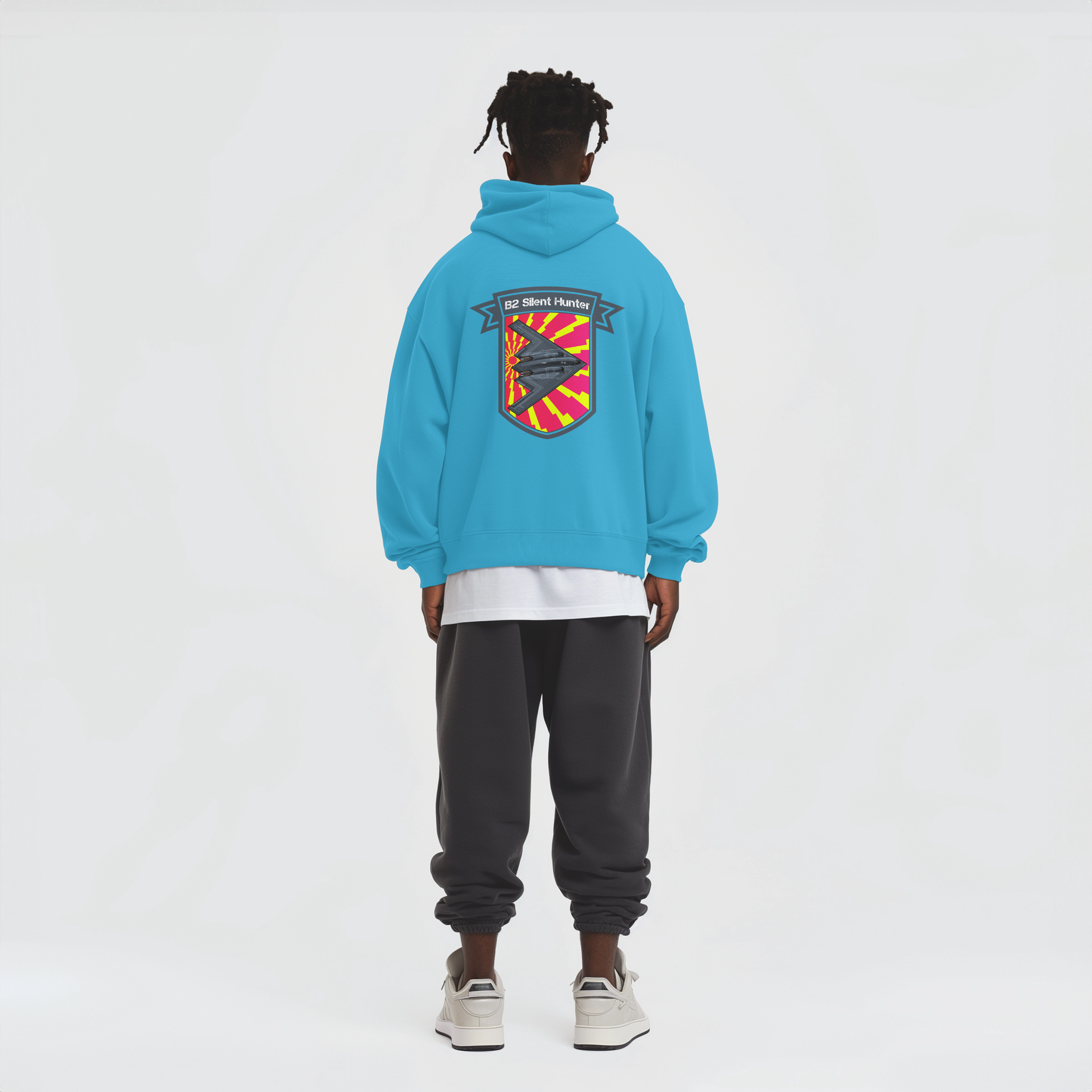 Aviation Flugzeug Hoodie Northrop B2 Spirit - Silent Hunter für Piloten, Crews, Kinder & Planespotter made by SUPERSONIC aero 4U