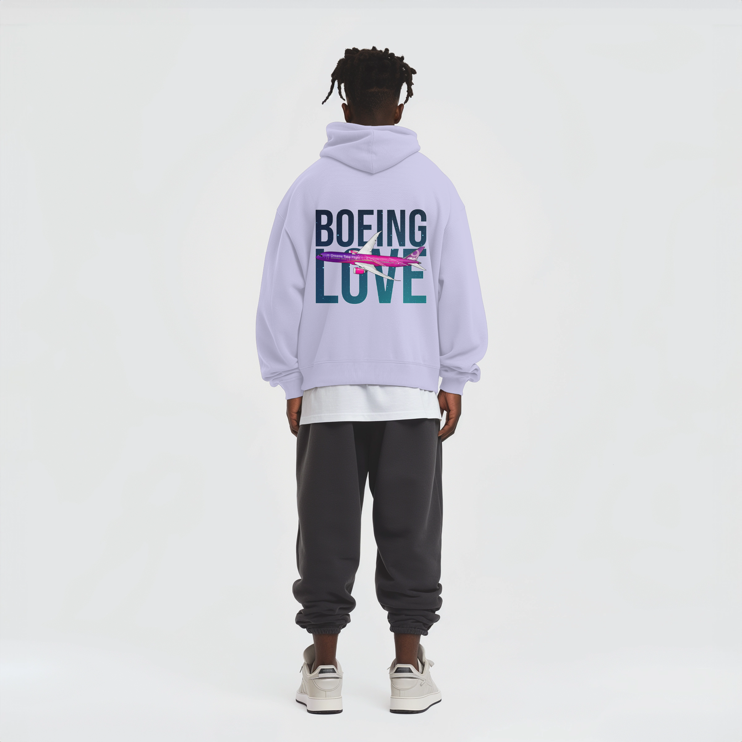 Aviation Flugzeug Hoodie Boeing Love 787 Dreamliner für Piloten, Crews, Kinder & Planespotter made by SUPERSONIC aero 4U