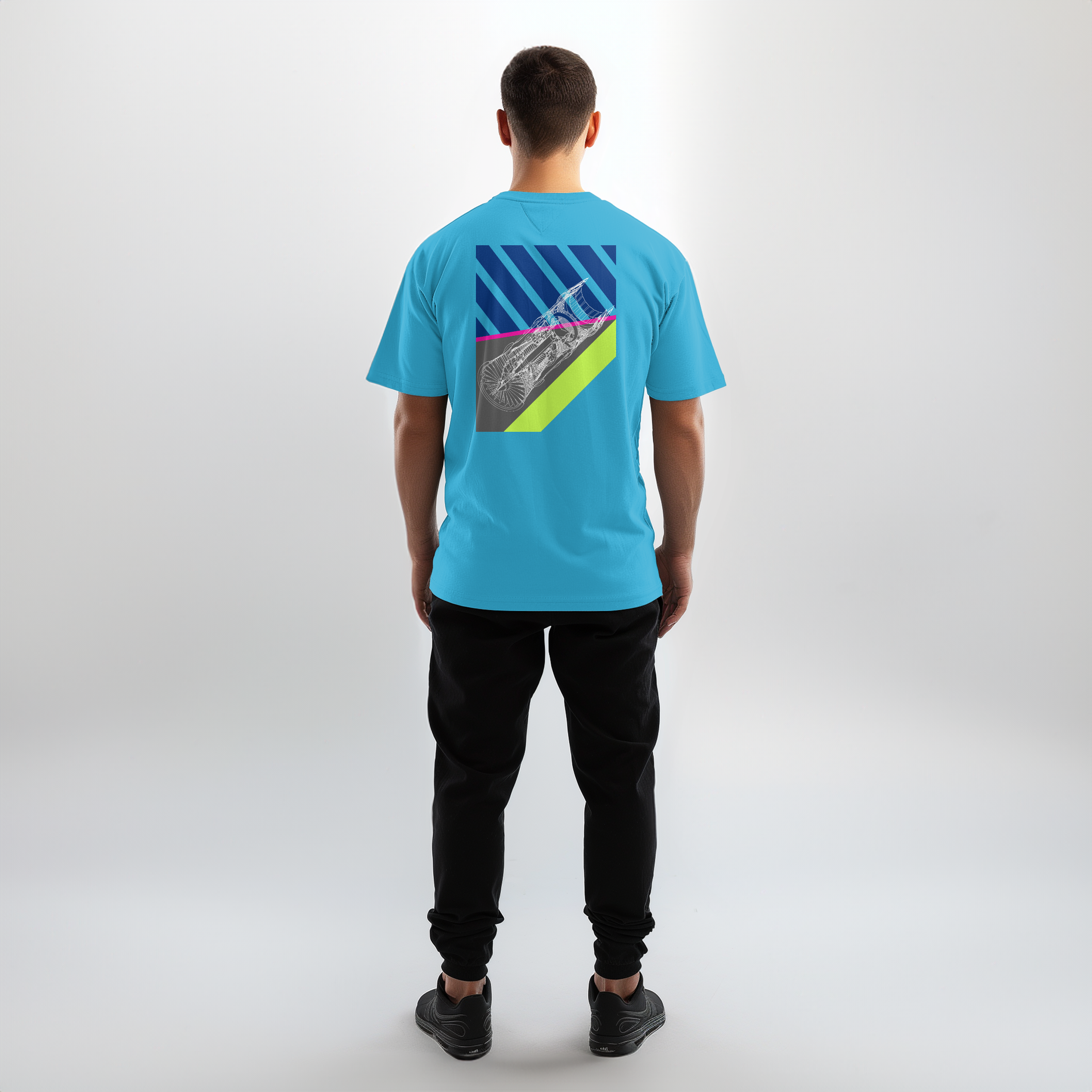 Aviation Flugzeug T-Shirt "Aircraft Engine" Aircraft Mechanic Shirt für Piloten, Crews, Kinder & Planespotter made by SUPERSONIC aero 4U